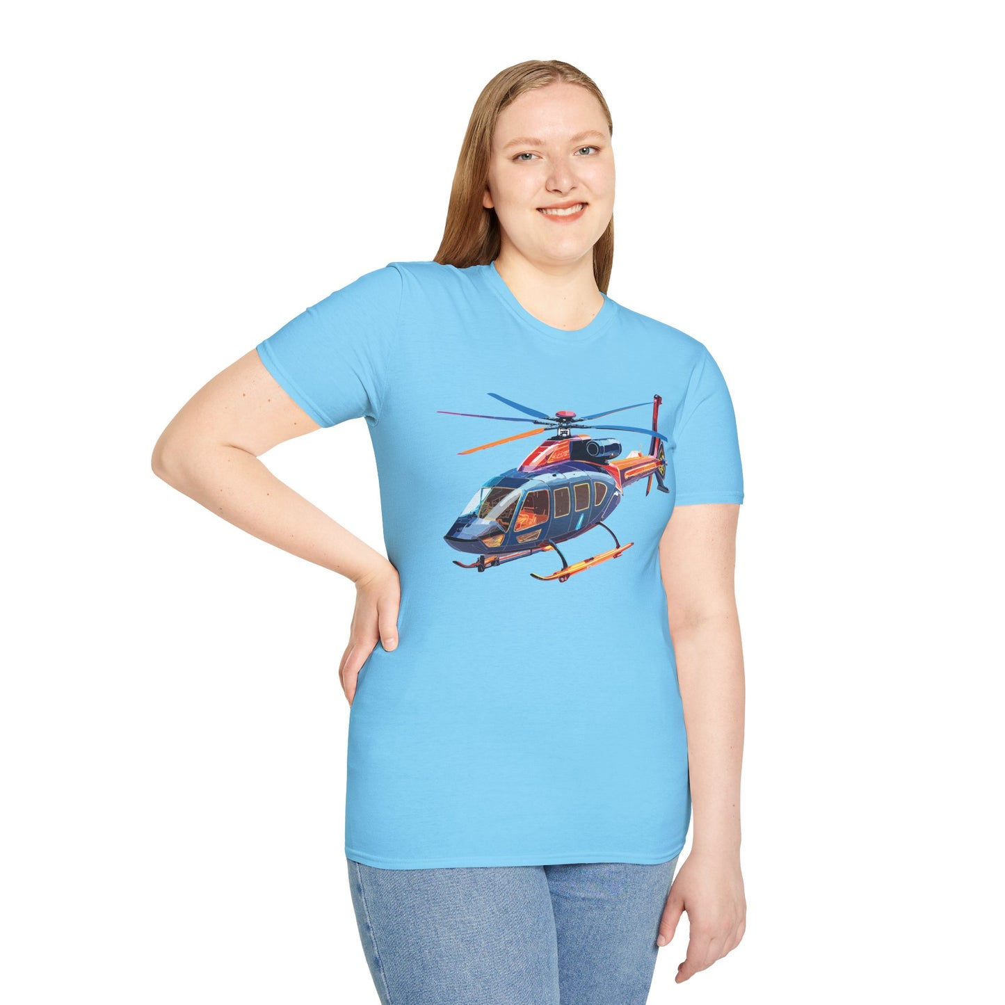 Chopper Shirt, Helicopter Shirt, Shirt with Helicopter, T Shirt with Chopper
