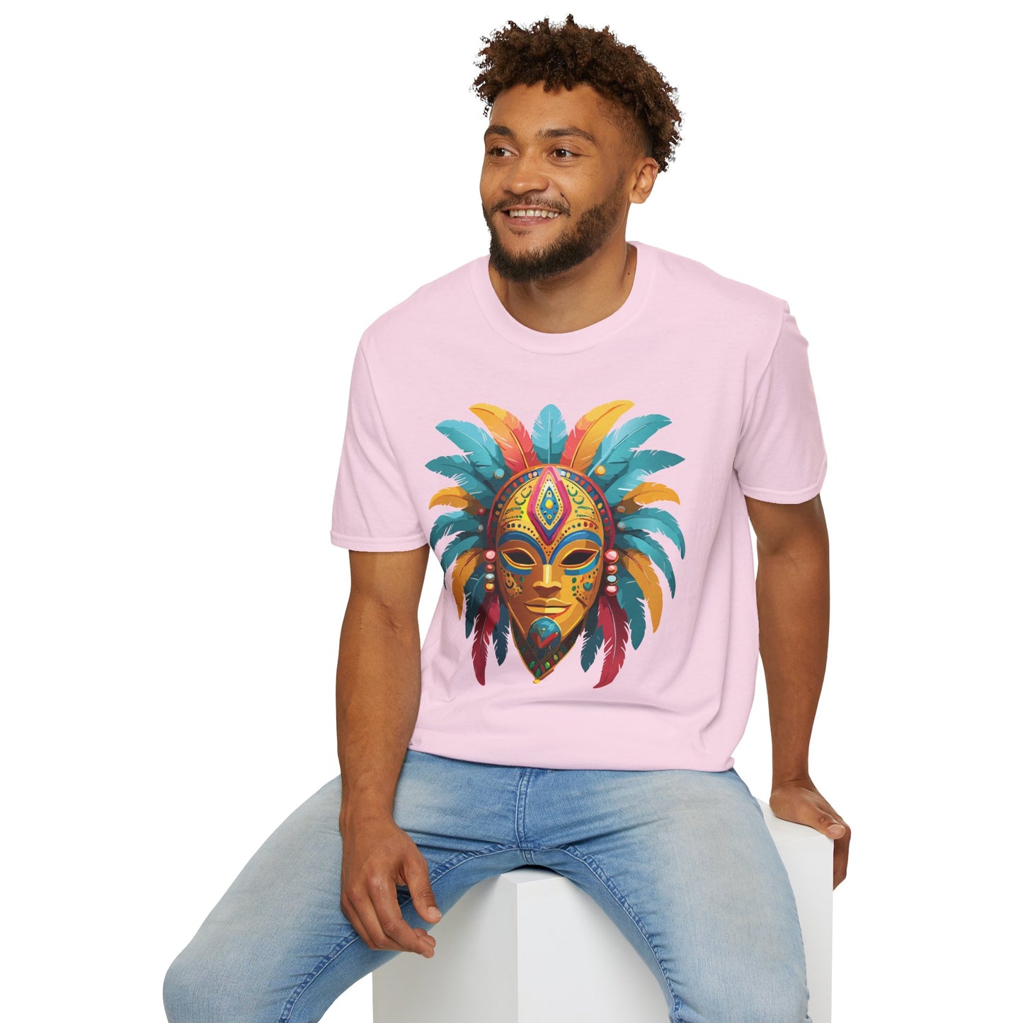 Mask Tee Shirt, Mask Shirt, Shirt with Mask, Masquerade Tees