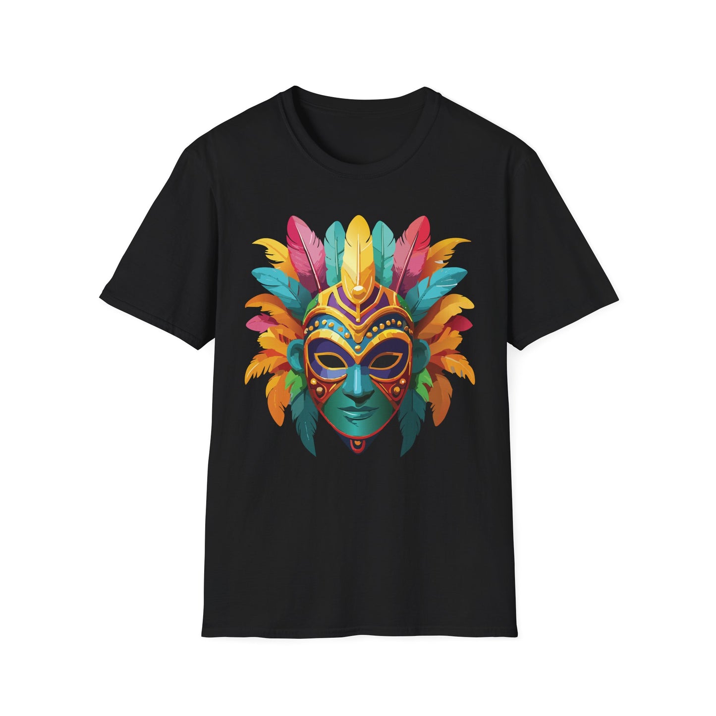 Mask Tee Shirt, Mask Shirt, Shirt with Mask, Masquerade Tees