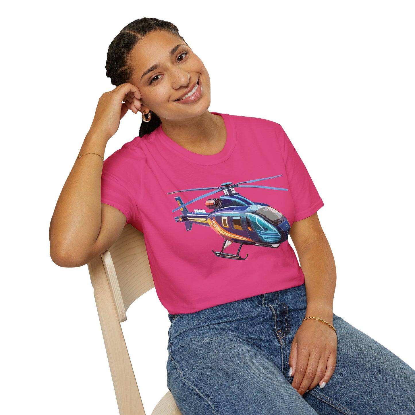 Chopper Shirt, Helicopter Shirt, Shirt with Helicopter, T Shirt with Chopper