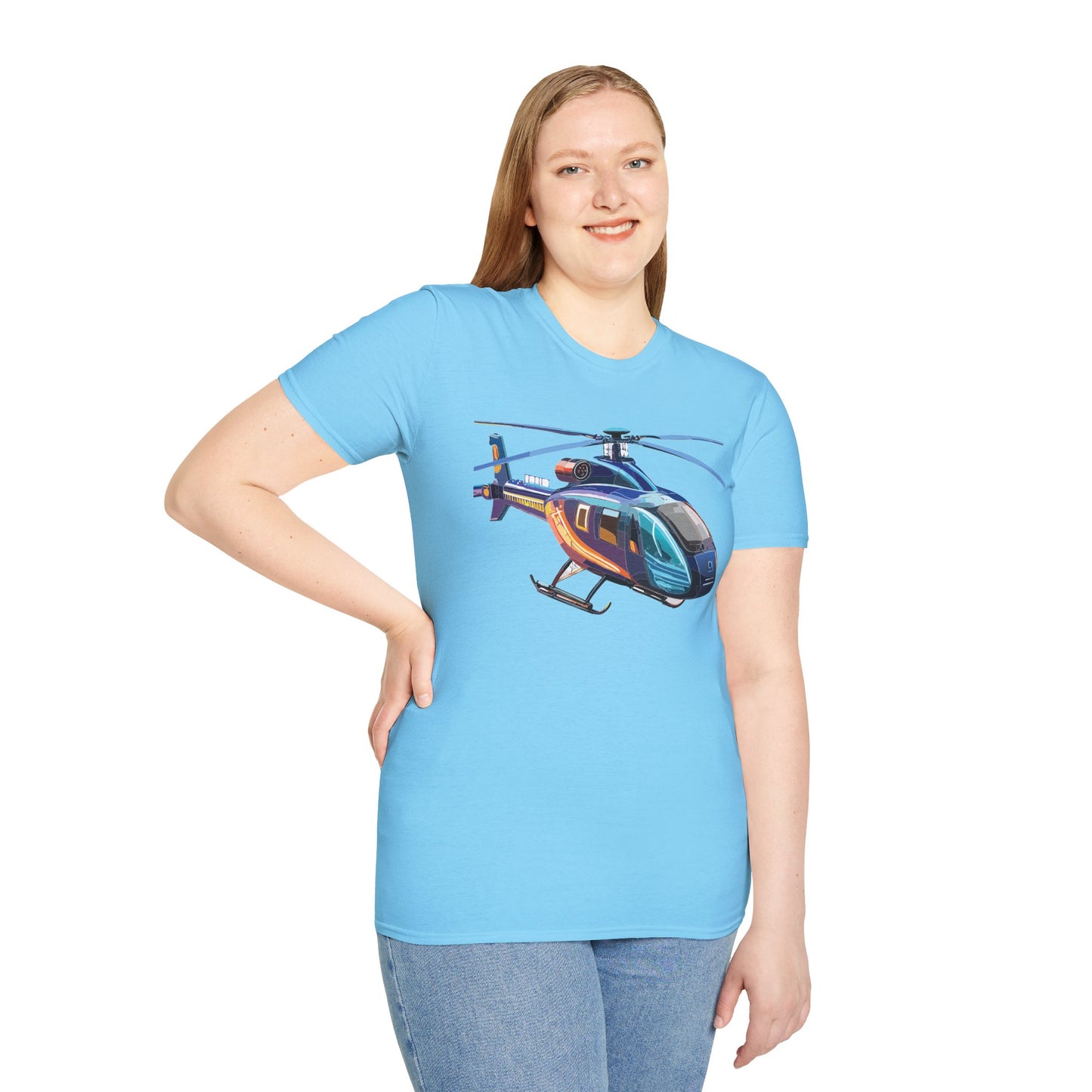 Chopper Shirt, Helicopter Shirt, Shirt with Helicopter, T Shirt with Chopper