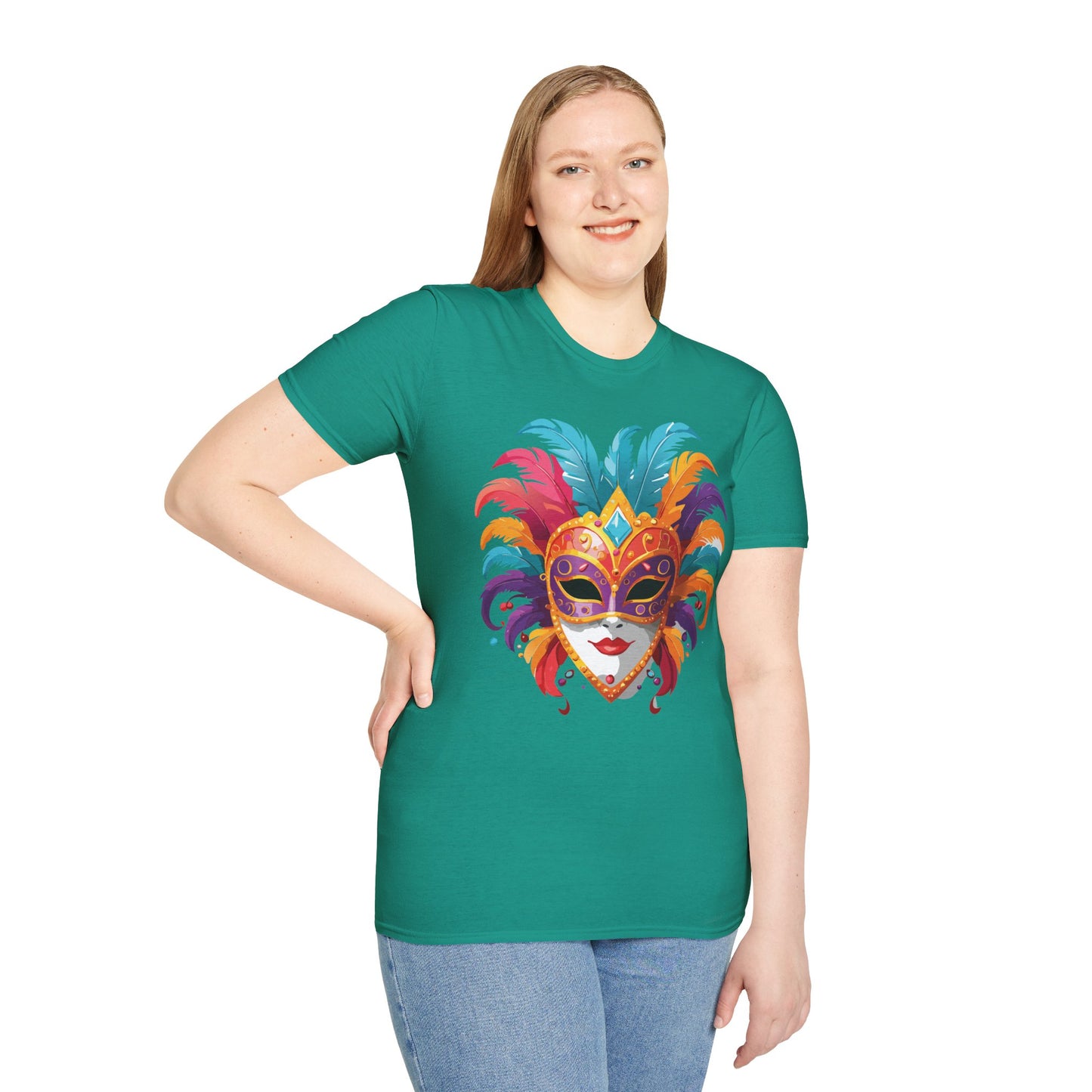 Mask Tee Shirt, Mask Shirt, Shirt with Mask, Masquerade Tees