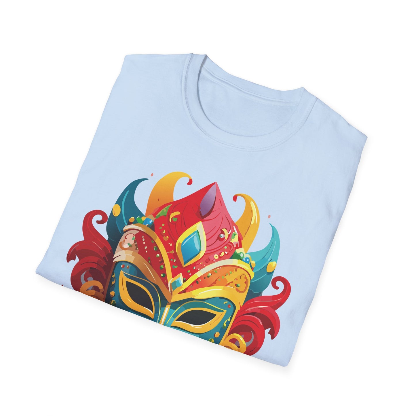 Mask Tee Shirt, Mask Shirt, Shirt with Mask, Masquerade Tees