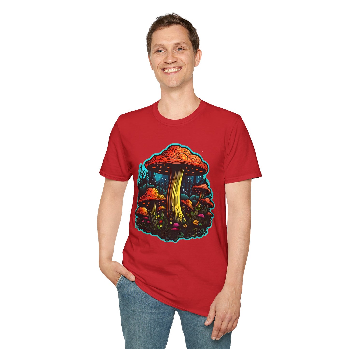 Mashroom Tee Shirt, Mashroom Shirt, Shirt with Funny Mashroom, Shirt with Fungus
