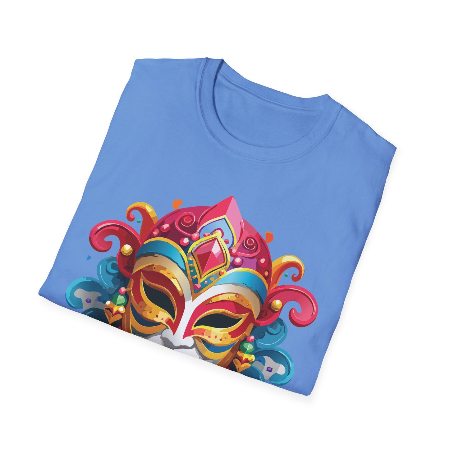 Mask Tee Shirt, Mask Shirt, Shirt with Mask, Masquerade Tees