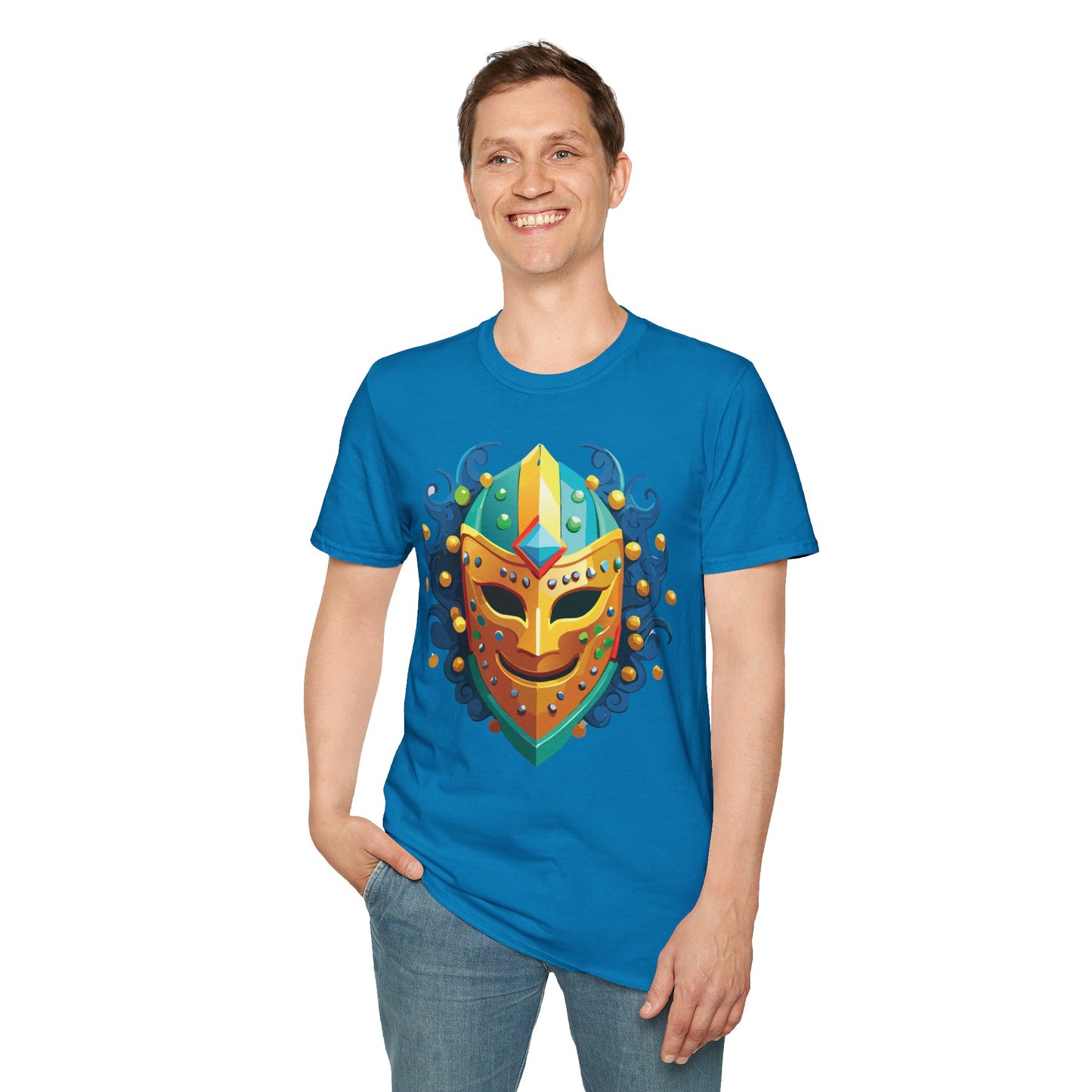 Mask Tee Shirt, Mask Shirt, Shirt with Mask, Masquerade Tees
