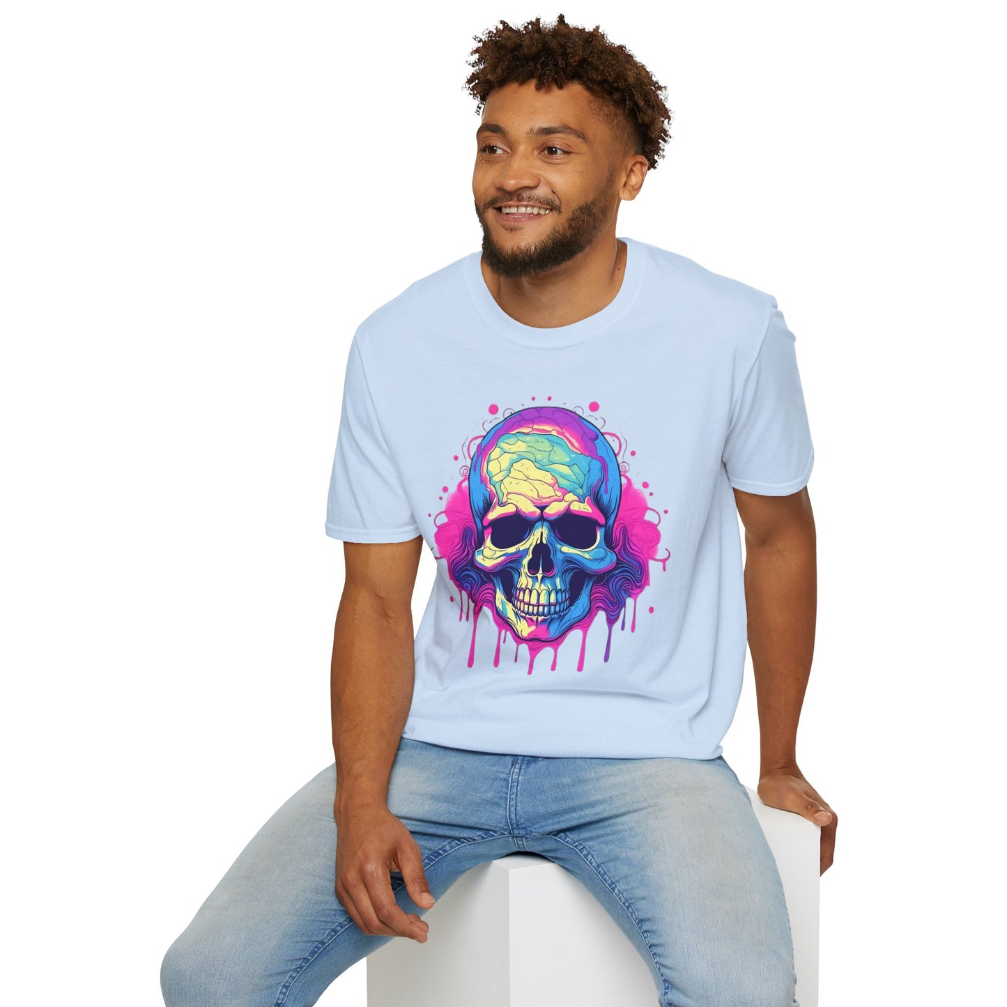Skull Tee Shirt, Skeleton Shirt, Shirt with Skull, Shirt with Skeleton