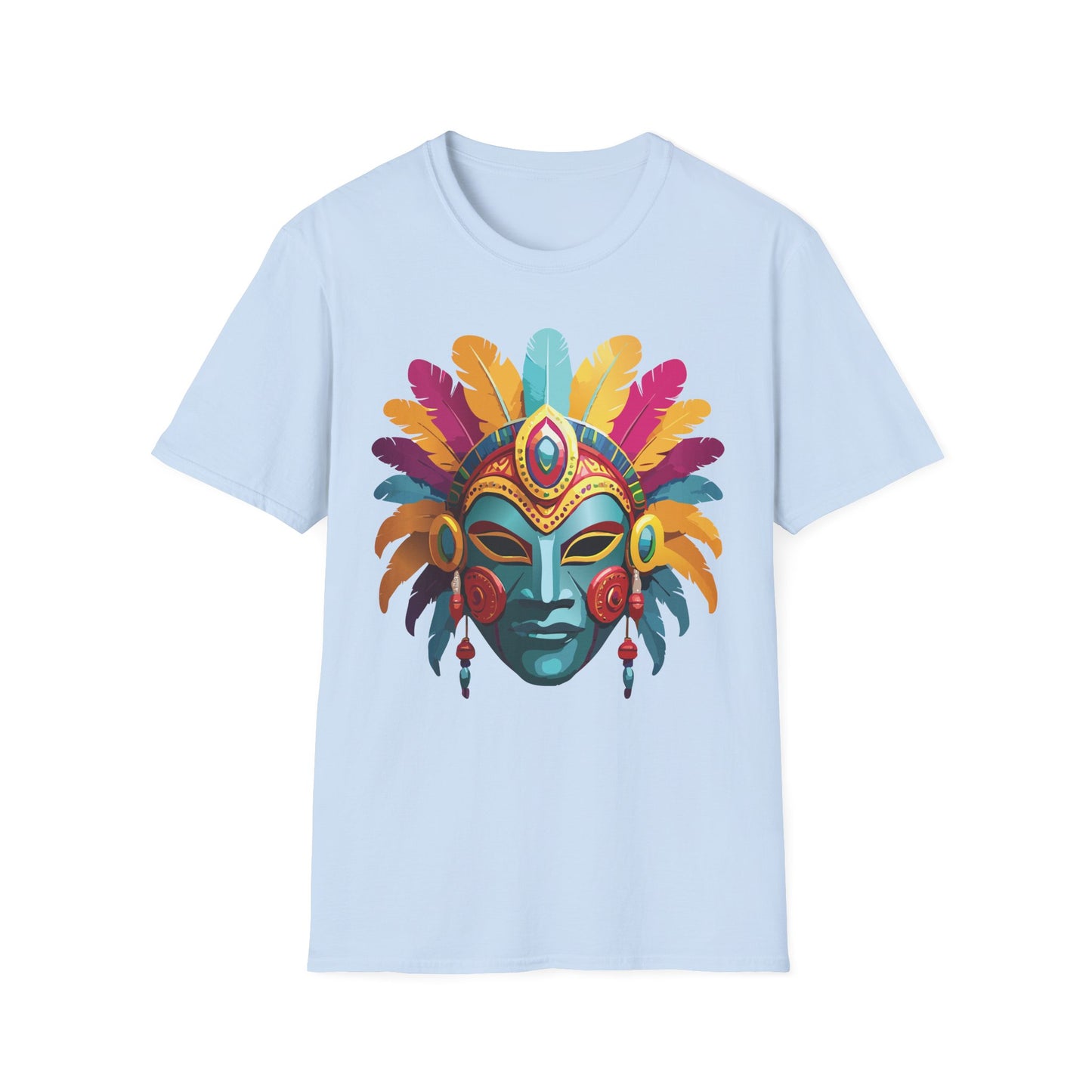 Mask Tee Shirt, Mask Shirt, Shirt with Mask, Masquerade Tees