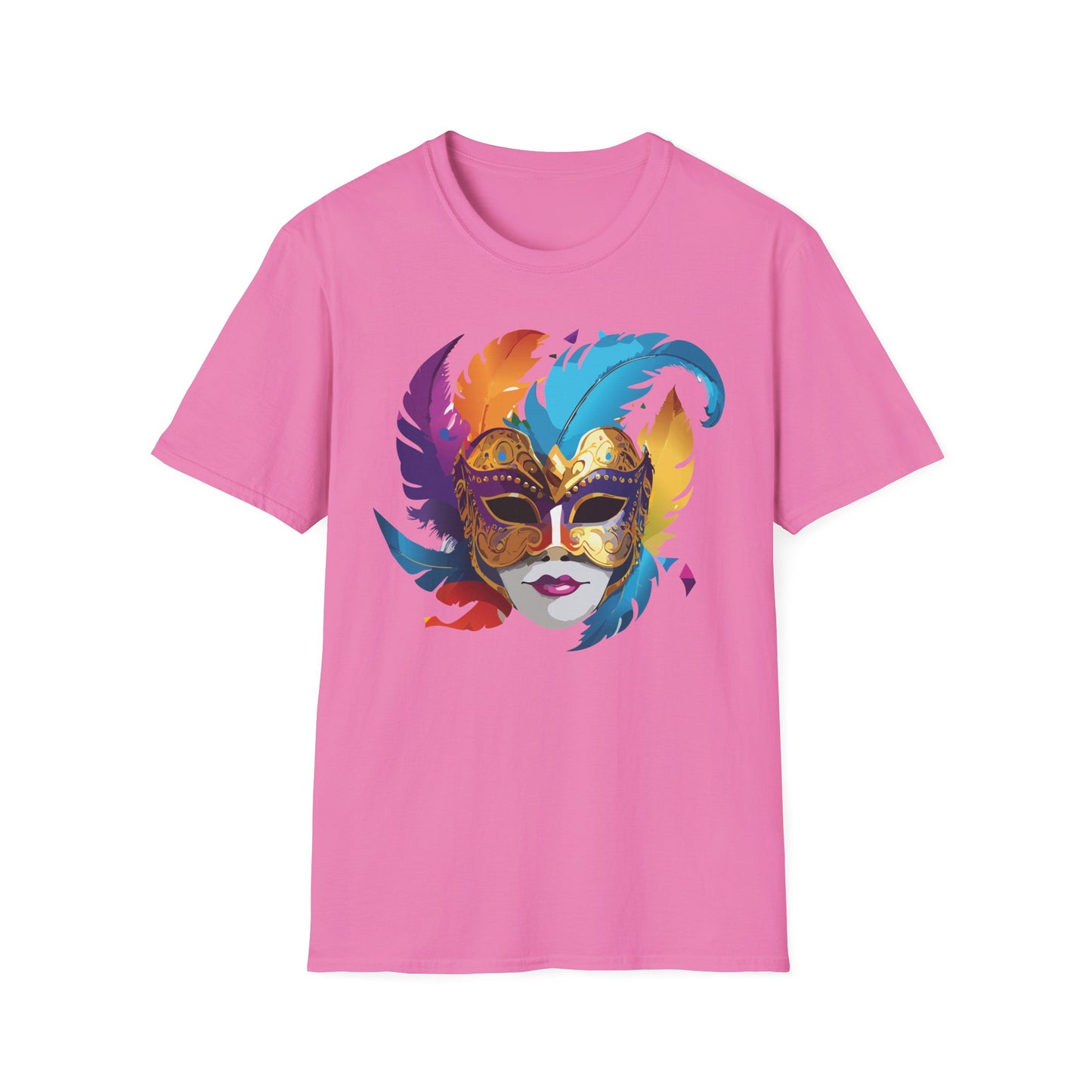 Mask Tee Shirt, Mask Shirt, Shirt with Mask, Masquerade Tees