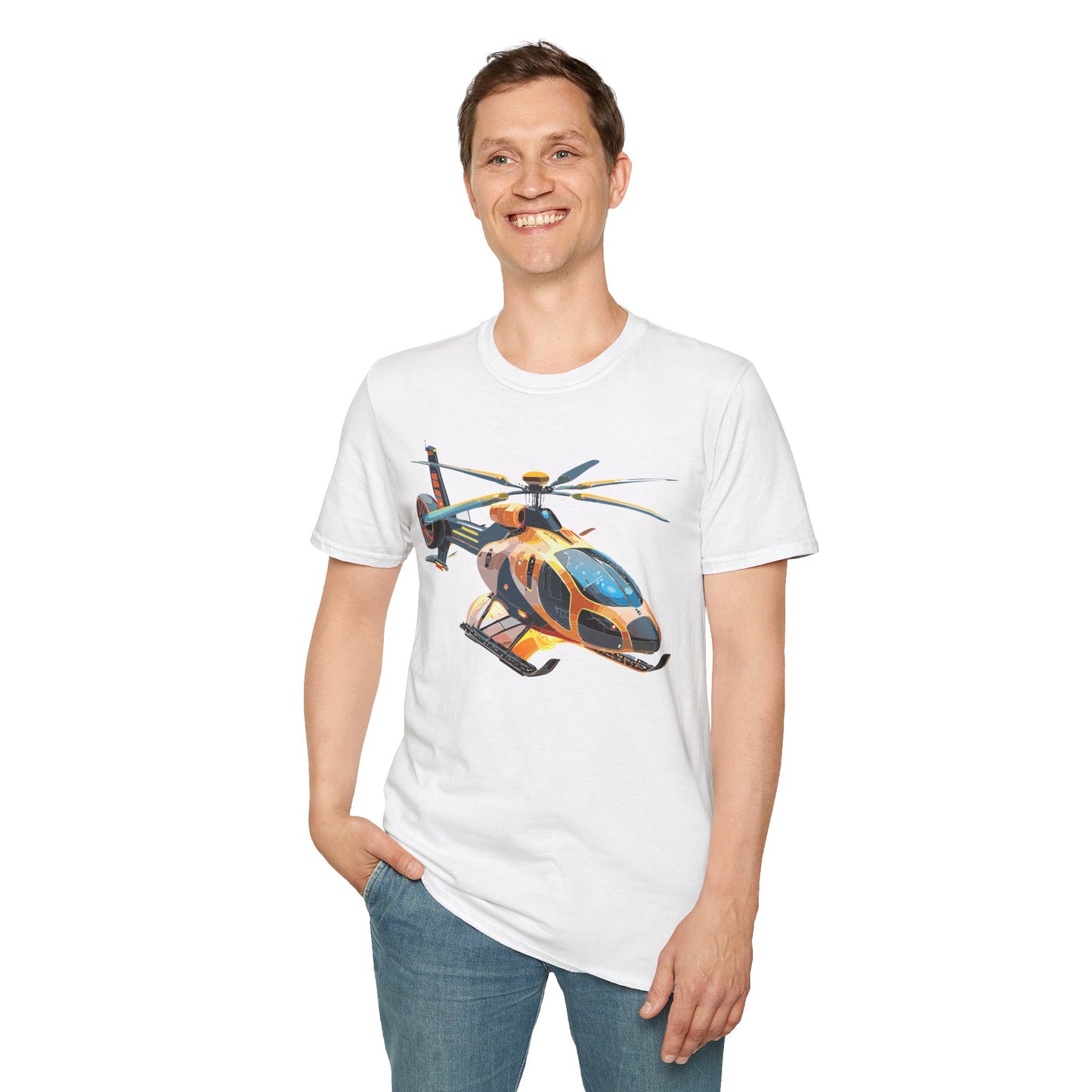 Chopper Shirt, Helicopter Shirt, Shirt with Helicopter, T Shirt with Chopper