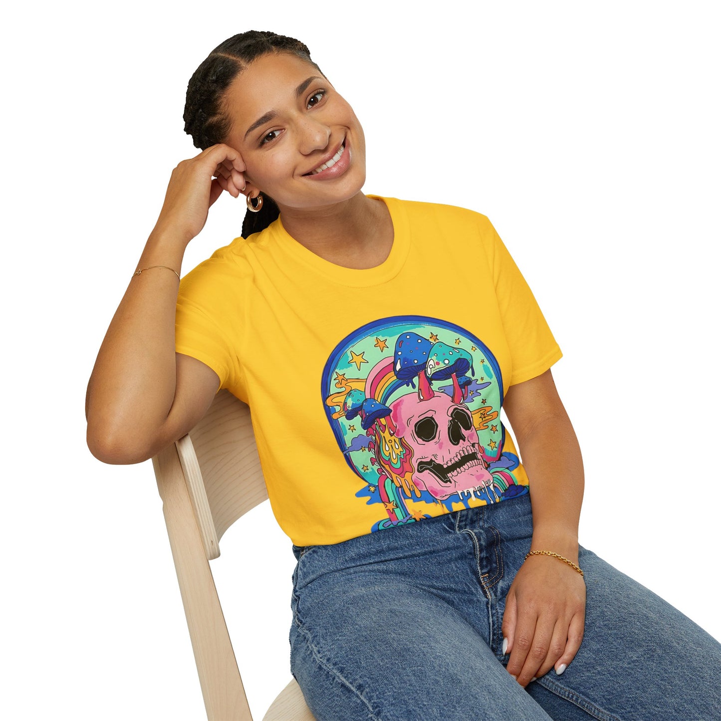 Skull Tee Shirt, Skeleton Shirt, Shirt with Skull, Shirt with Skeleton