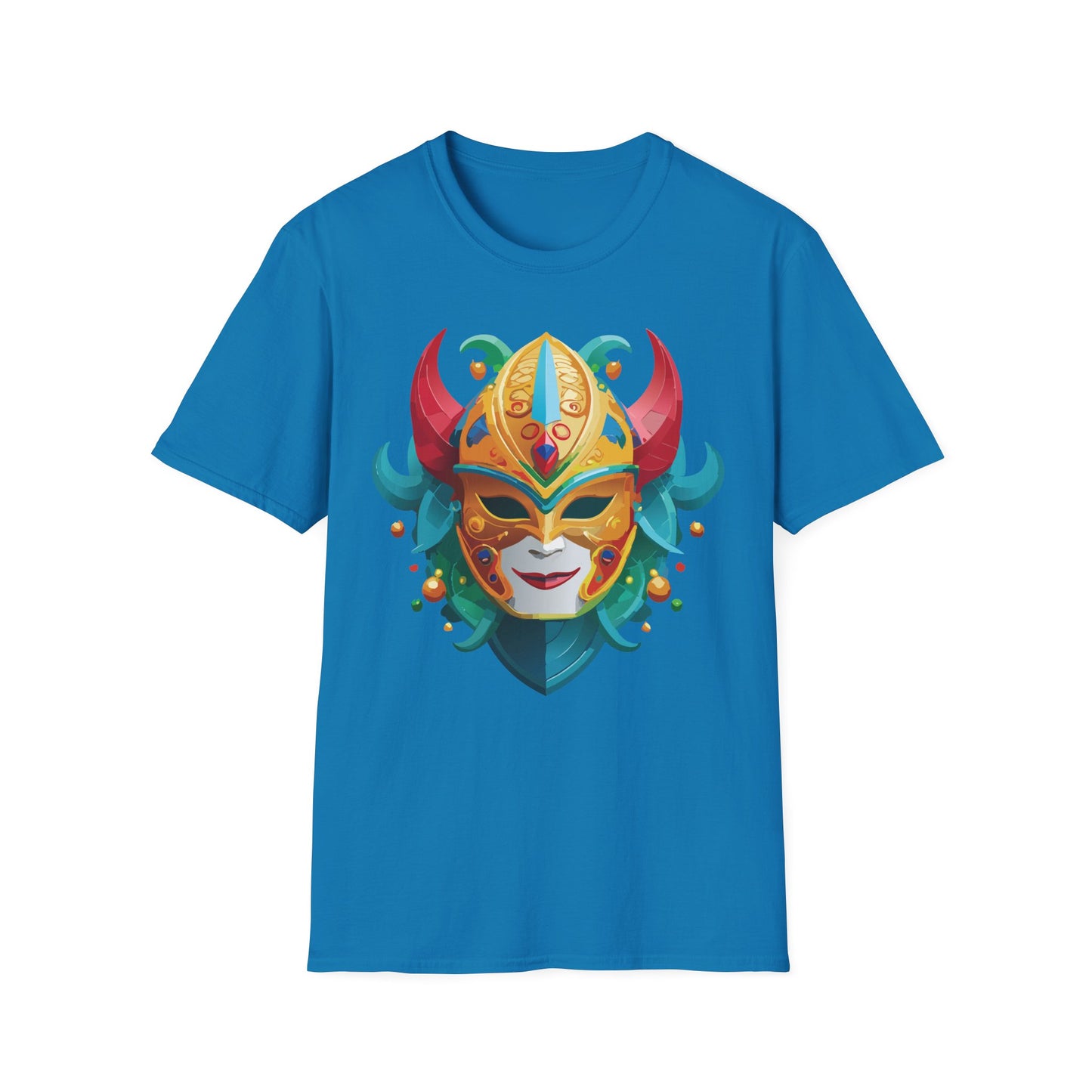 Mask Tee Shirt, Mask Shirt, Shirt with Mask, Masquerade Tees