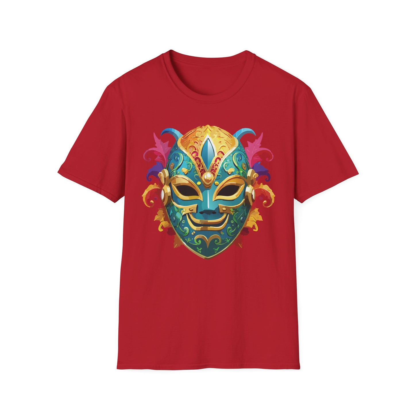 Mask Tee Shirt, Mask Shirt, Shirt with Mask, Masquerade Tees