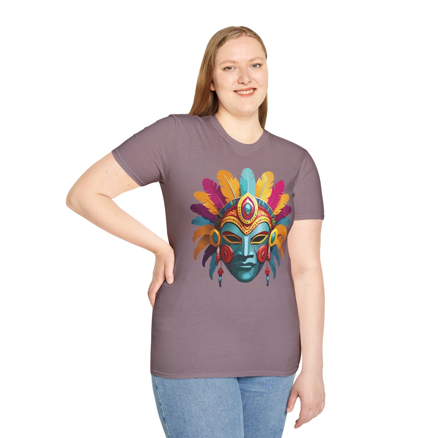 Mask Tee Shirt, Mask Shirt, Shirt with Mask, Masquerade Tees