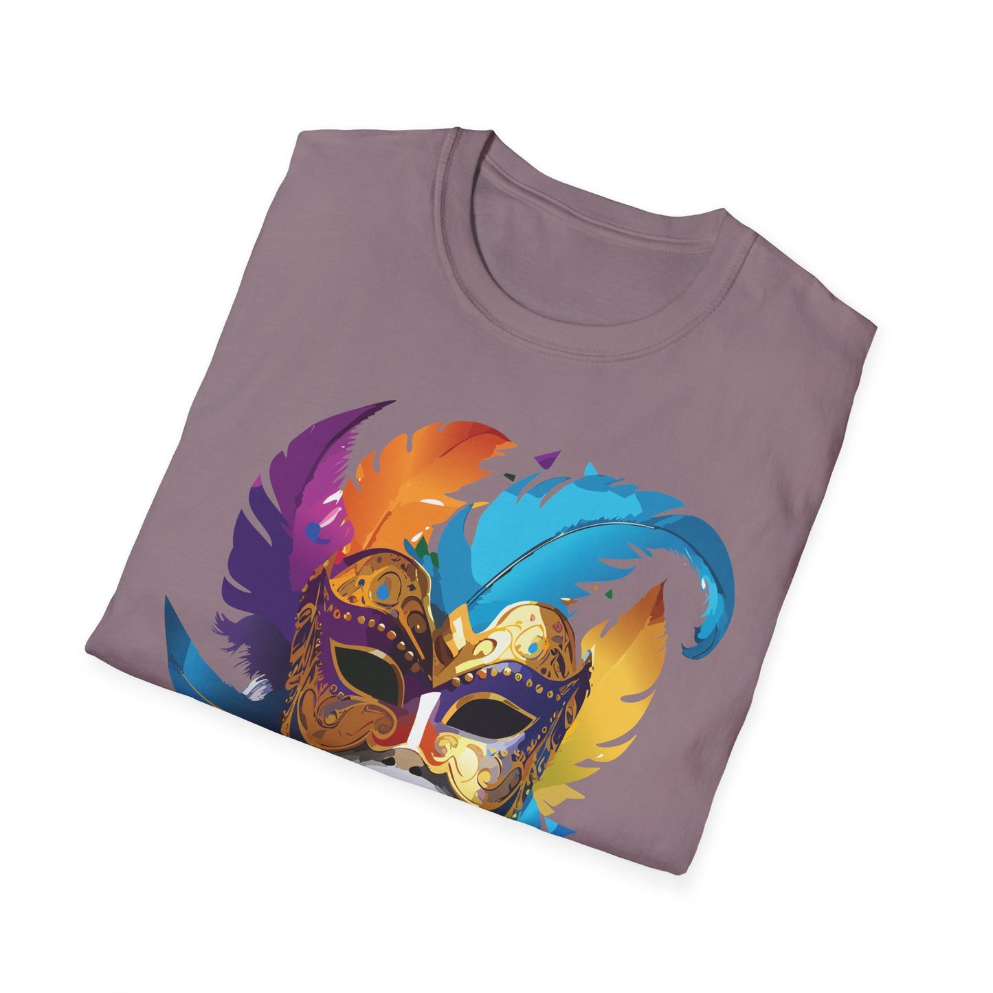 Mask Tee Shirt, Mask Shirt, Shirt with Mask, Masquerade Tees