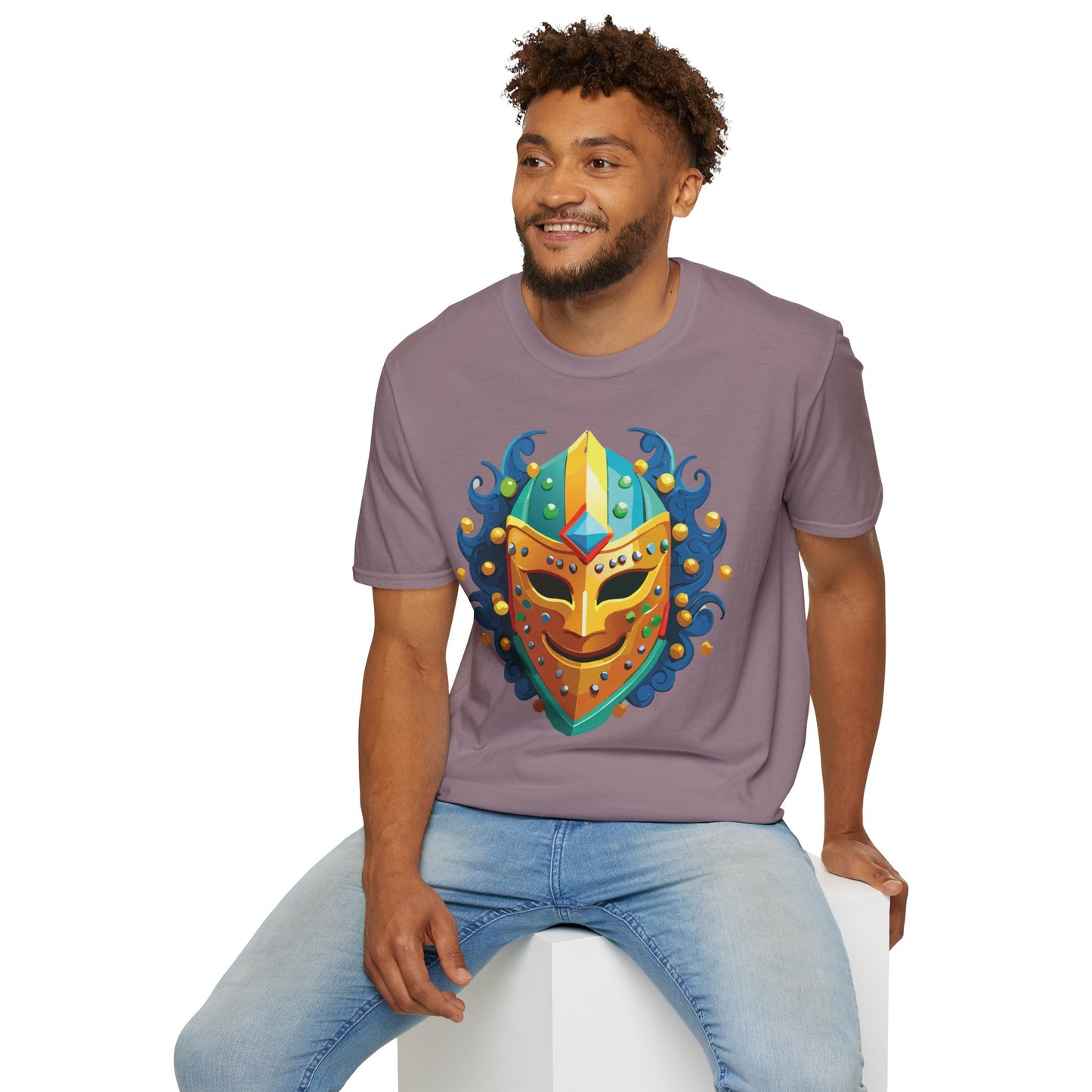 Mask Tee Shirt, Mask Shirt, Shirt with Mask, Masquerade Tees