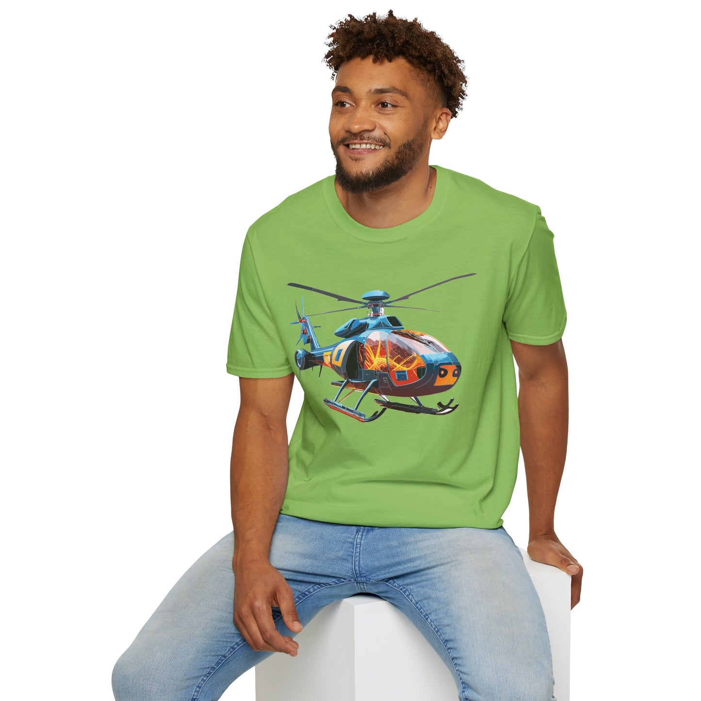 Chopper Shirt, Helicopter Shirt, Shirt with Helicopter, T Shirt with Chopper