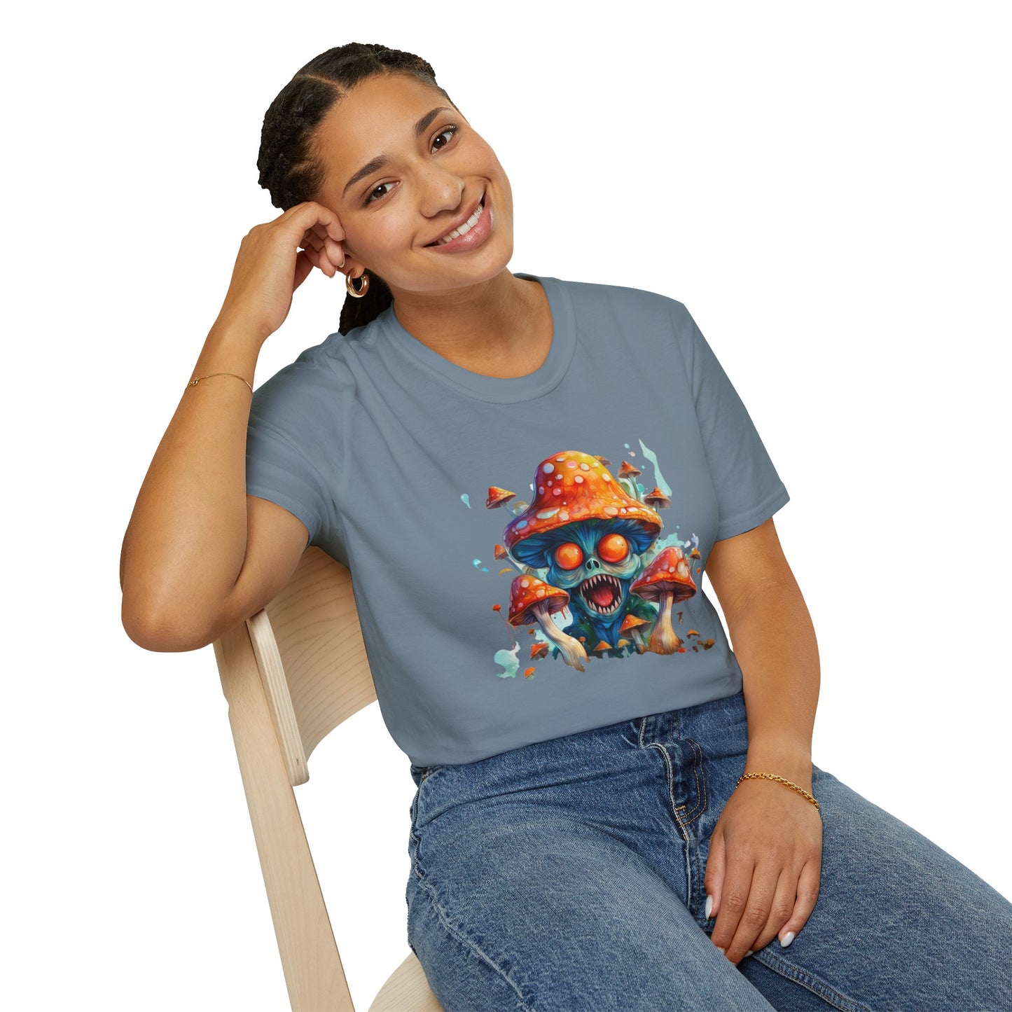 Mashroom Tee Shirt, Mashroom Shirt, Shirt with Funny Mashroom, Shirt with Fungus
