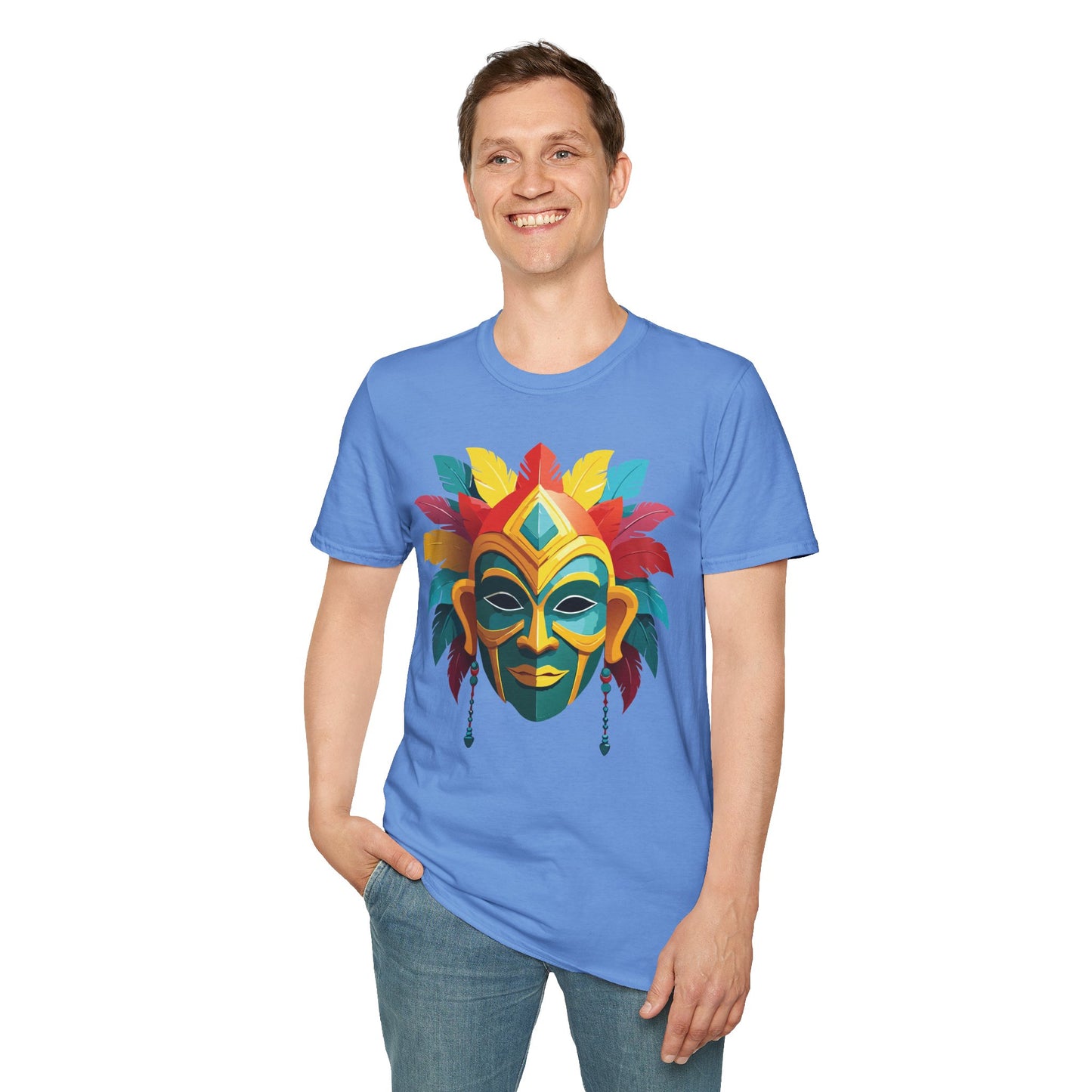 Mask Tee Shirt, Mask Shirt, Shirt with Mask, Masquerade Tees