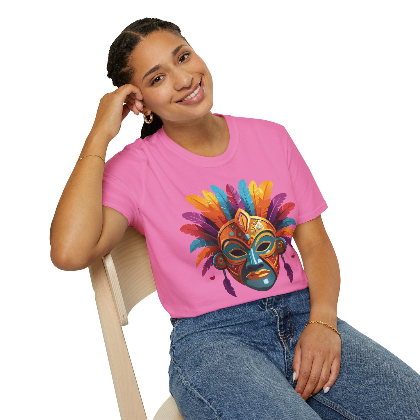 Mask Tee Shirt, Mask Shirt, Shirt with Mask, Masquerade Tees