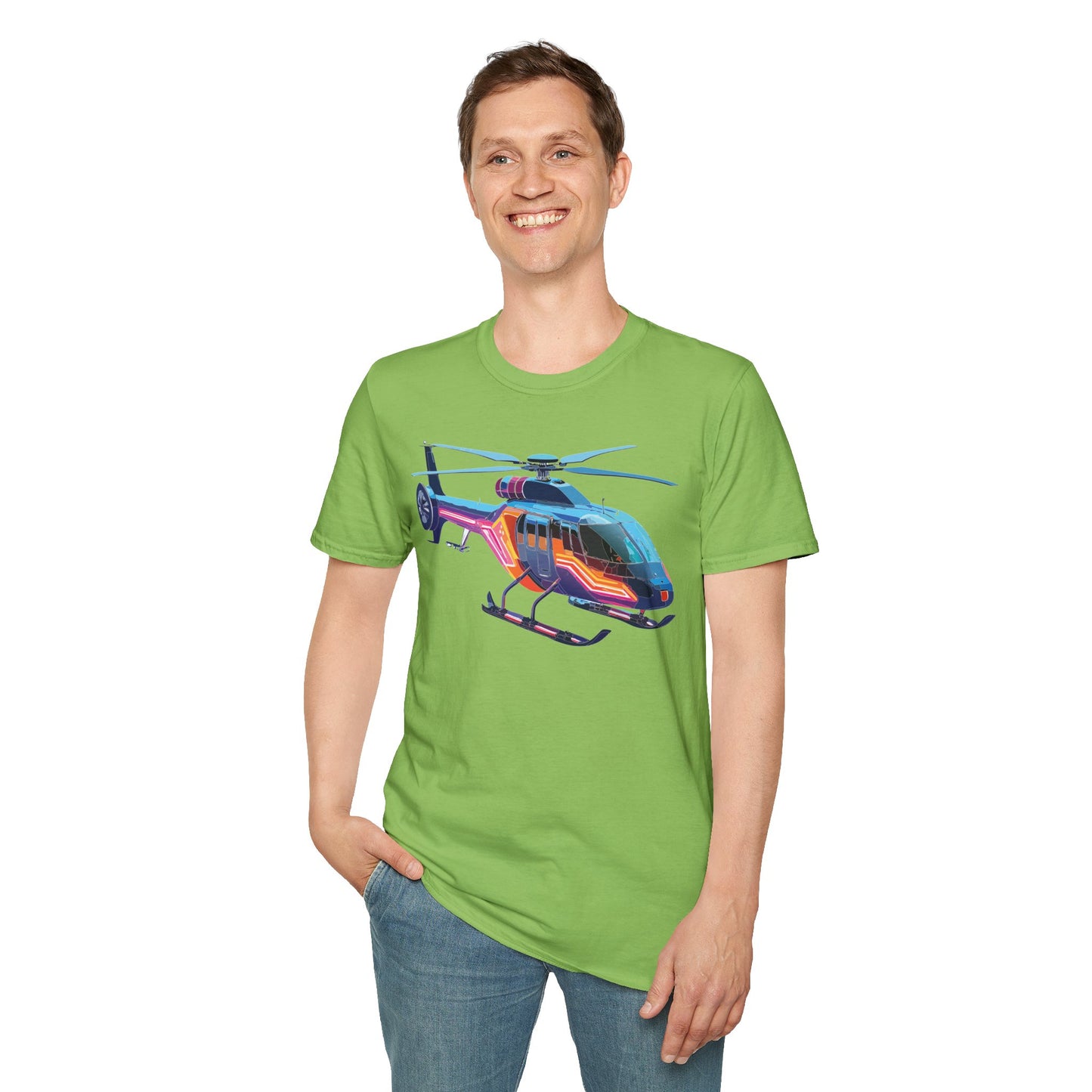 Chopper Shirt, Helicopter Shirt, Shirt with Helicopter, T Shirt with Chopper