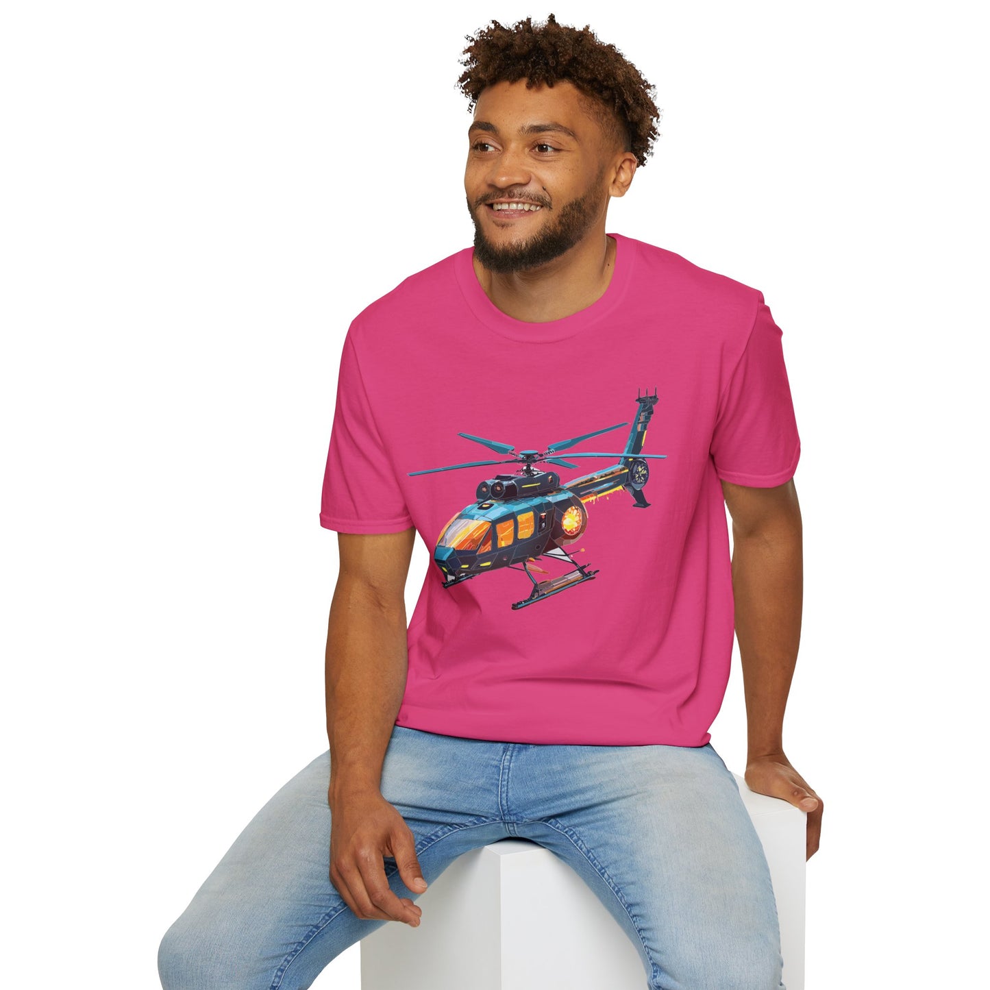 Chopper Shirt, Helicopter Shirt, Shirt with Helicopter, T Shirt with Chopper