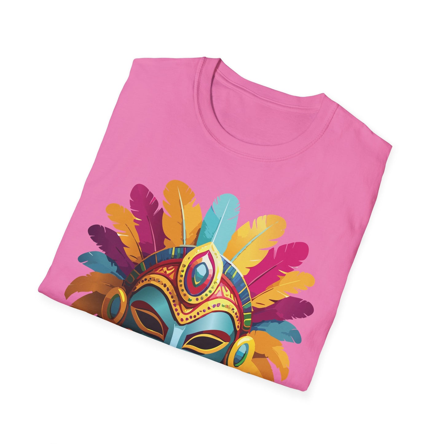 Mask Tee Shirt, Mask Shirt, Shirt with Mask, Masquerade Tees