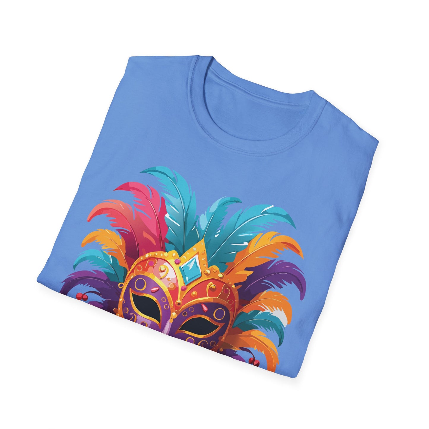 Mask Tee Shirt, Mask Shirt, Shirt with Mask, Masquerade Tees