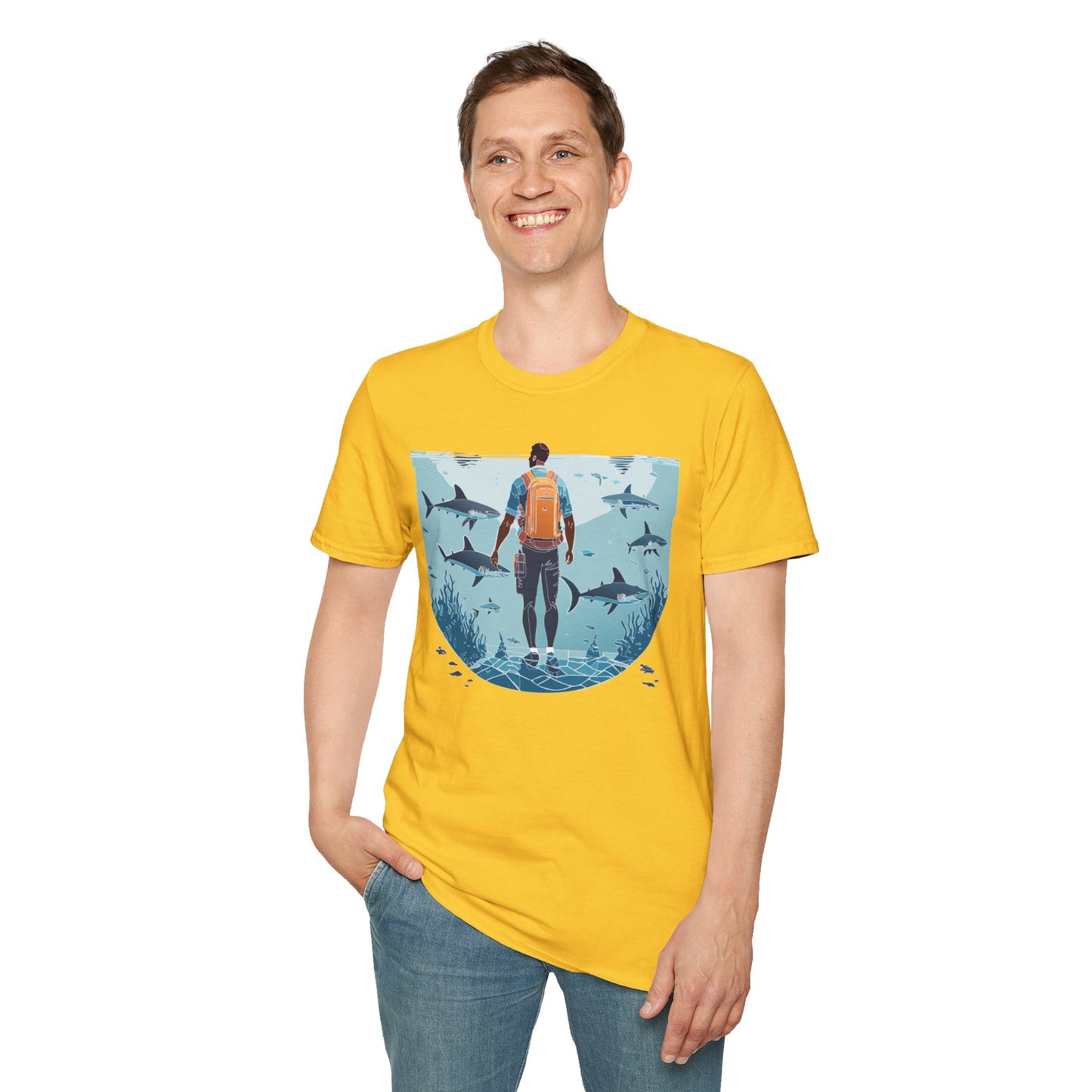 Ocean Tee Shirt, Ocean Shirt, Shirt with Ocean, U boat Tees, Shirt with U-Boat