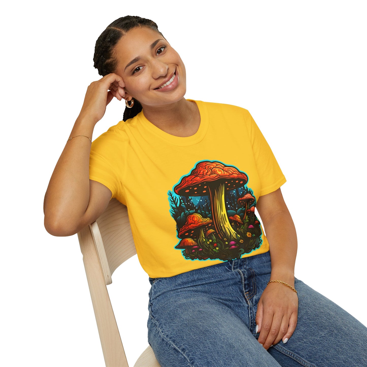 Mashroom Tee Shirt, Mashroom Shirt, Shirt with Funny Mashroom, Shirt with Fungus