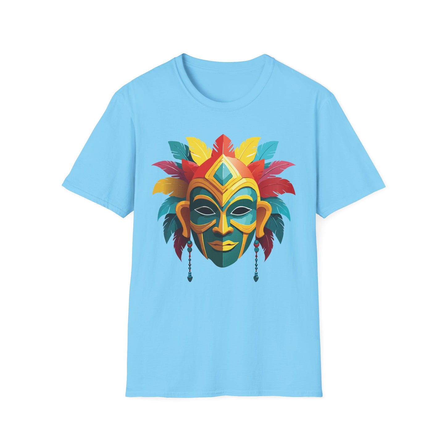 Mask Tee Shirt, Mask Shirt, Shirt with Mask, Masquerade Tees
