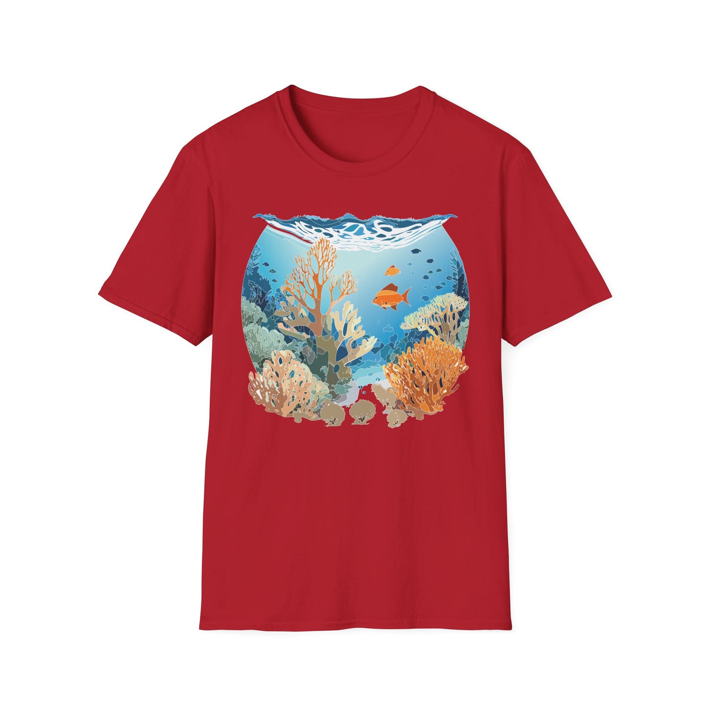 Ocean Tee Shirt, Ocean Shirt, Shirt with Ocean, U boat Tees, Shirt with U-Boat