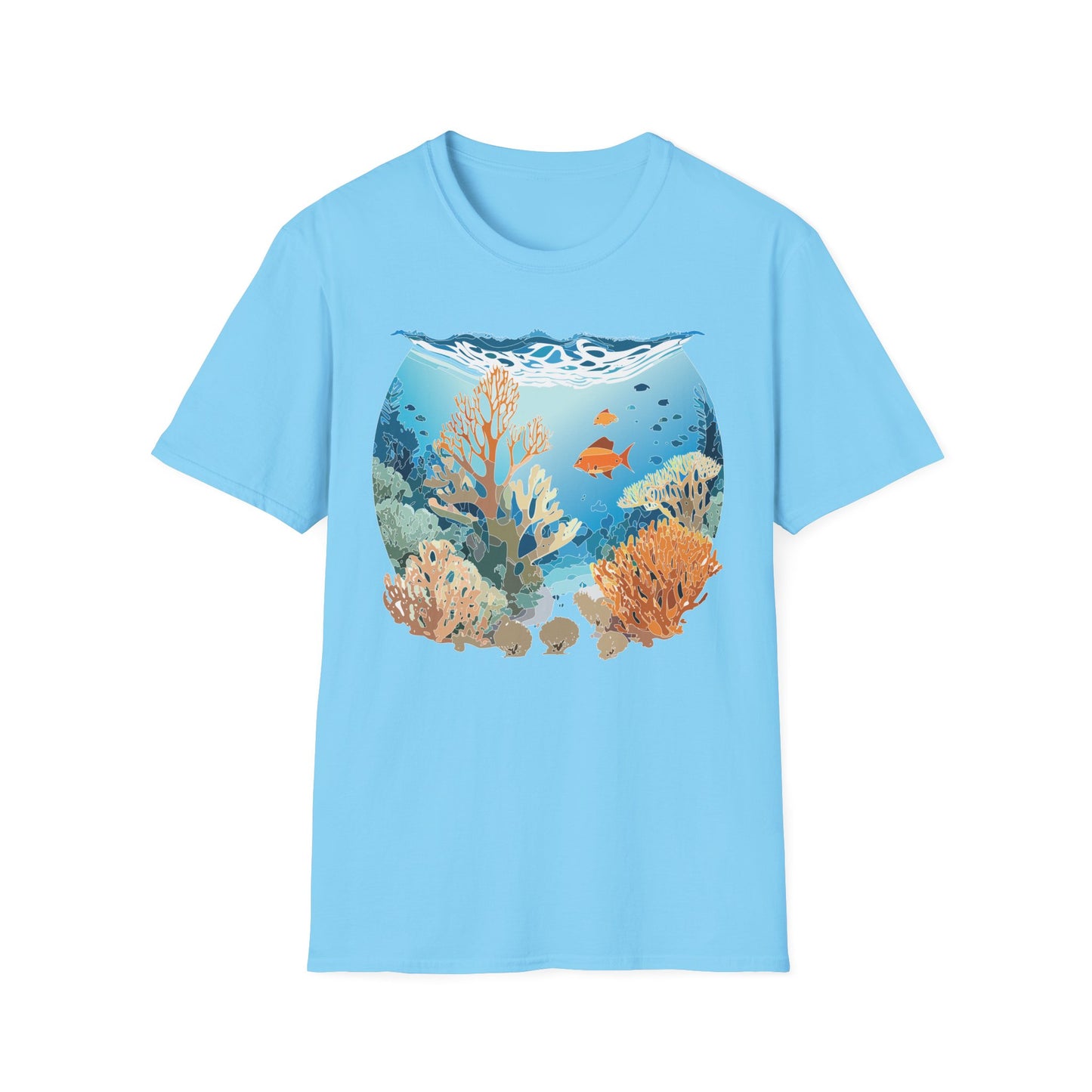 Ocean Tee Shirt, Ocean Shirt, Shirt with Ocean, U boat Tees, Shirt with U-Boat