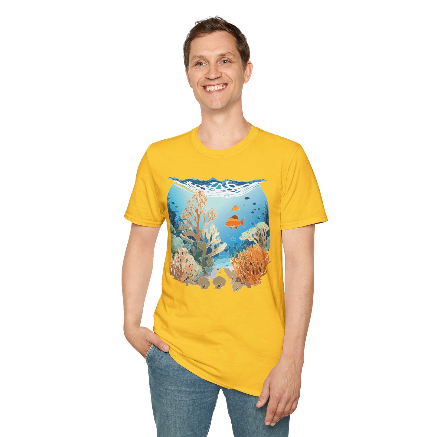 Ocean Tee Shirt, Ocean Shirt, Shirt with Ocean, U boat Tees, Shirt with U-Boat