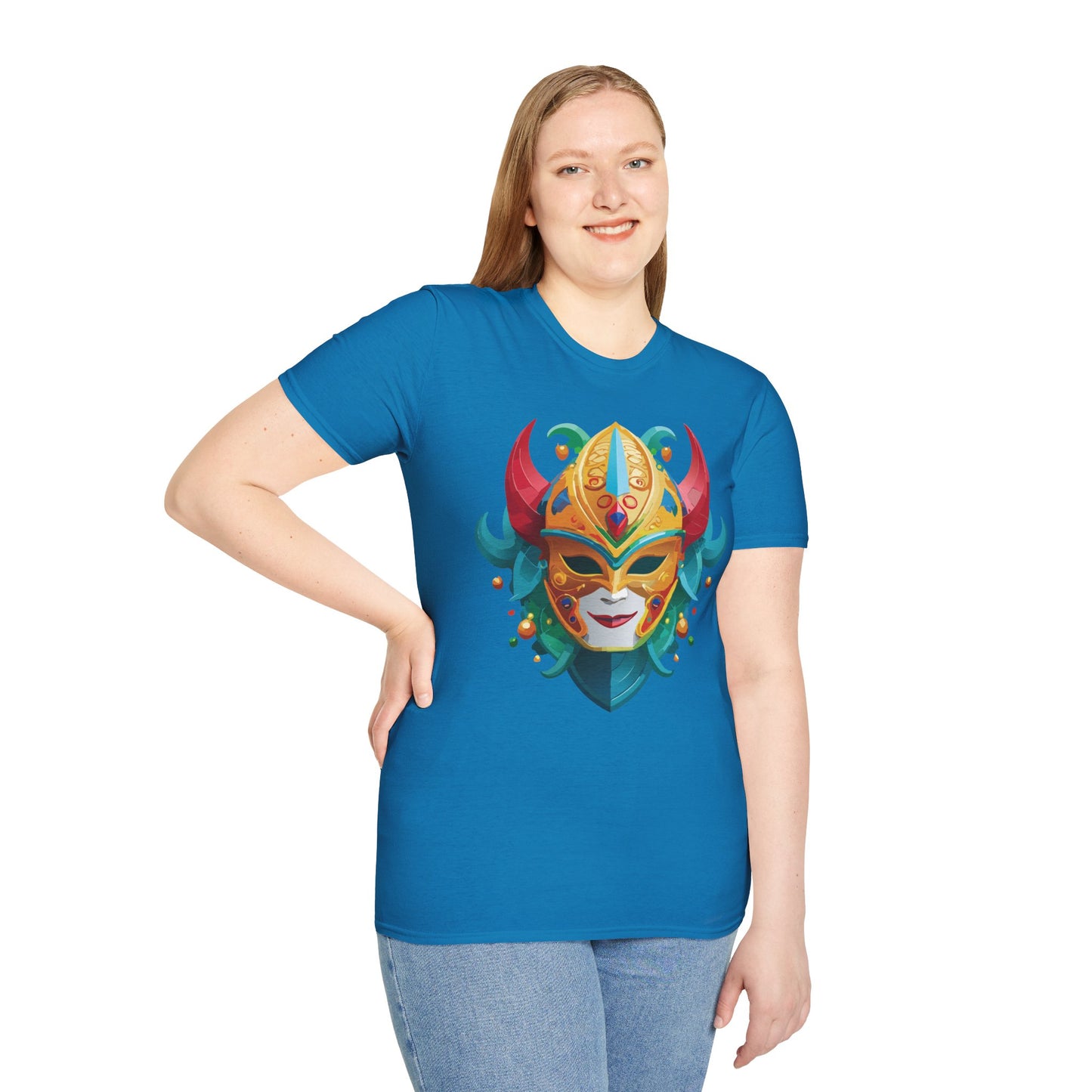 Mask Tee Shirt, Mask Shirt, Shirt with Mask, Masquerade Tees