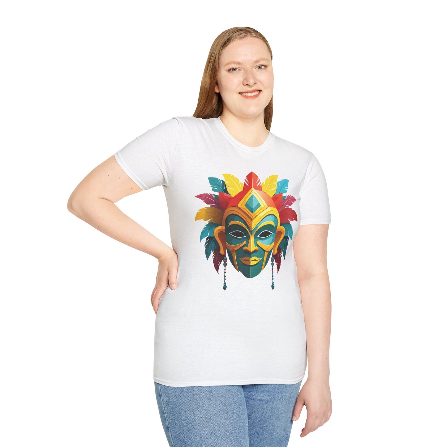 Mask Tee Shirt, Mask Shirt, Shirt with Mask, Masquerade Tees
