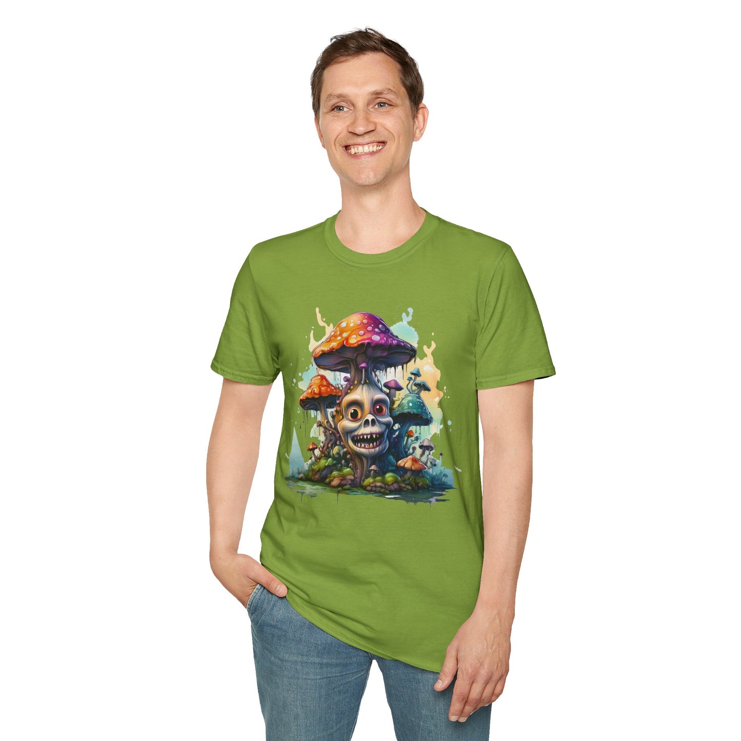 Mashroom Tee Shirt, Mashroom Shirt, Shirt with Funny Mashroom, Shirt with Fungus