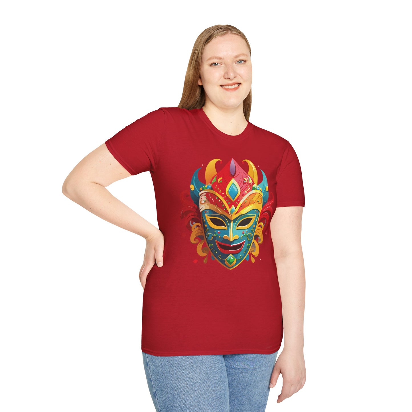 Mask Tee Shirt, Mask Shirt, Shirt with Mask, Masquerade Tees