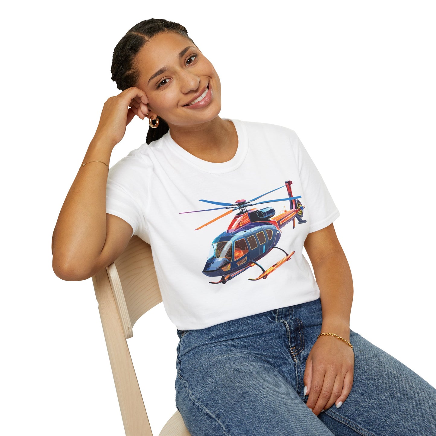 Chopper Shirt, Helicopter Shirt, Shirt with Helicopter, T Shirt with Chopper