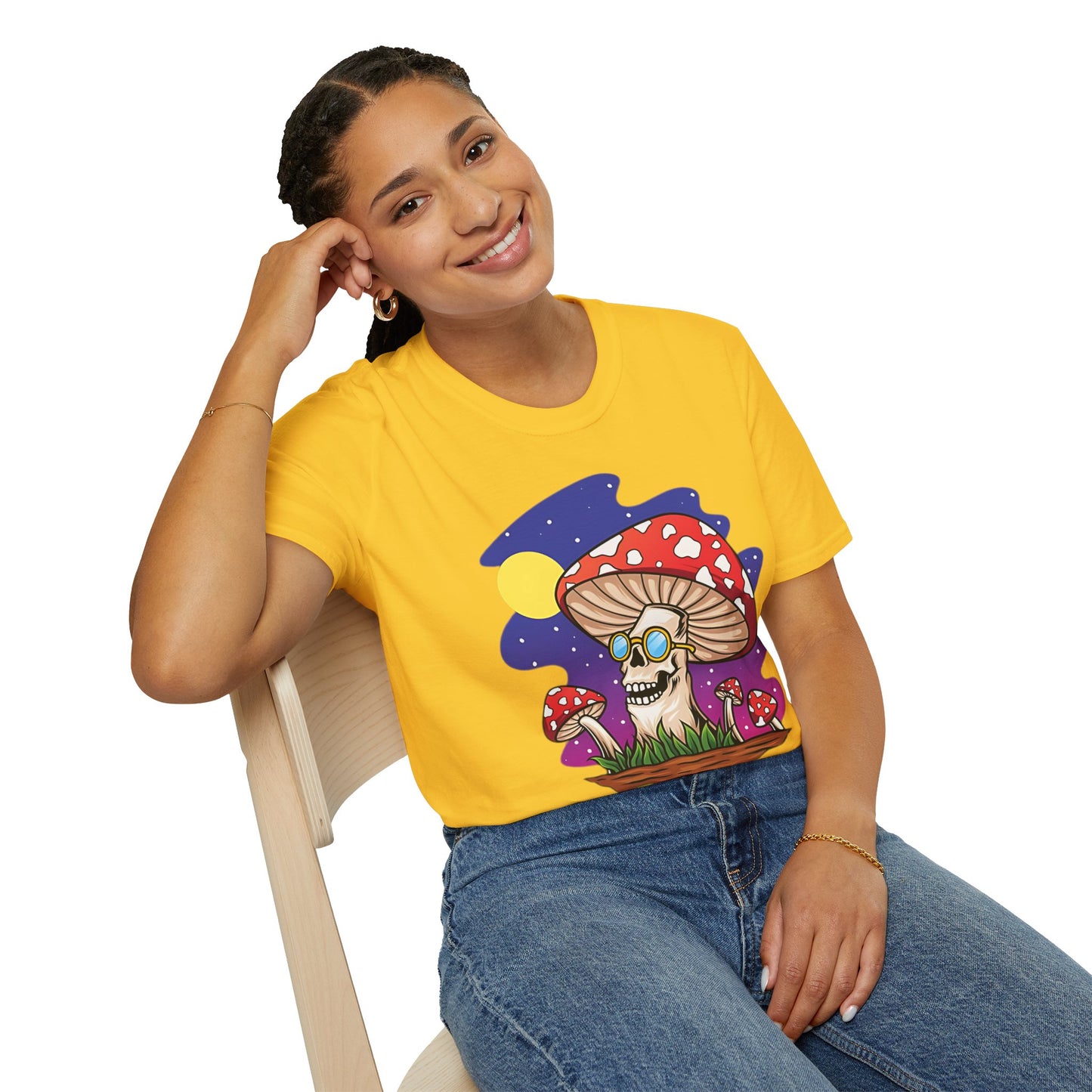 Mashroom Tee Shirt, Mashroom Shirt, Shirt with Funny Mashroom, Shirt with Fungus