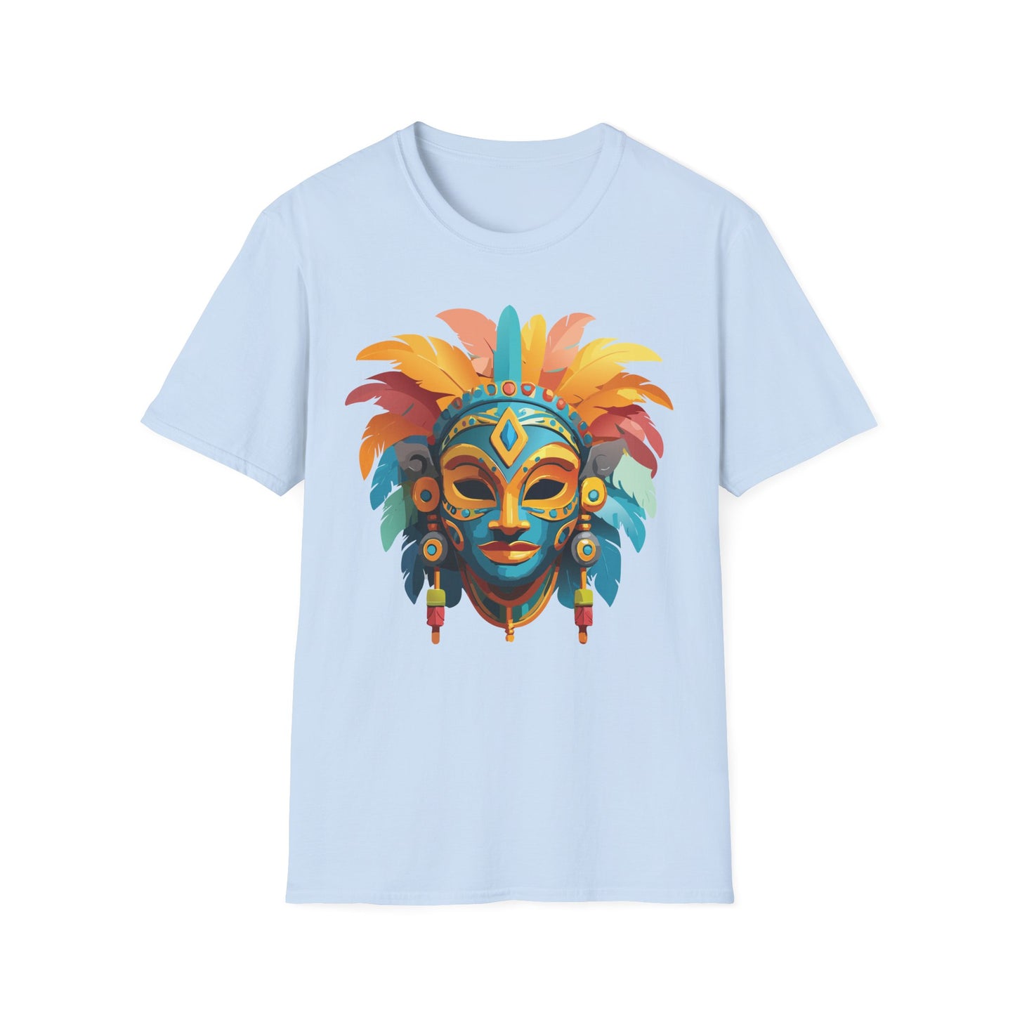 Mask Tee Shirt, Mask Shirt, Shirt with Mask, Masquerade Tees