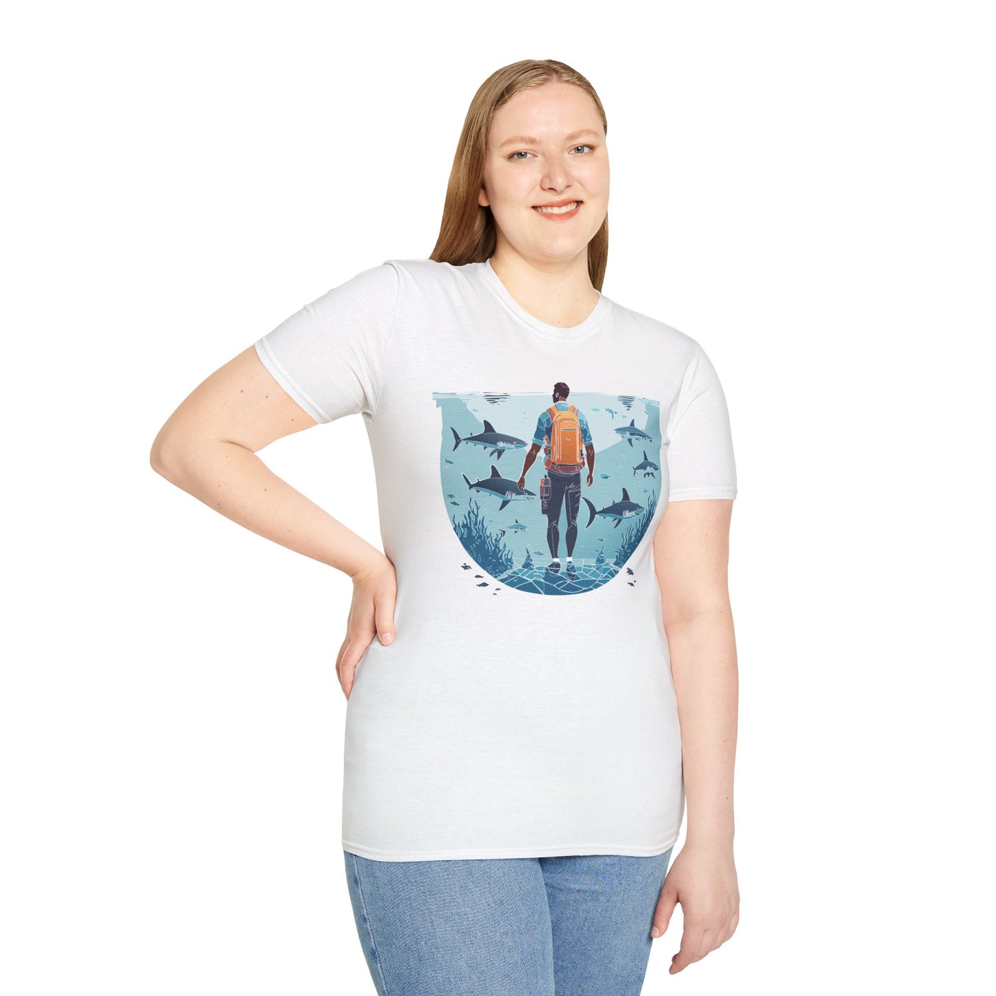 Ocean Tee Shirt, Ocean Shirt, Shirt with Ocean, U boat Tees, Shirt with U-Boat