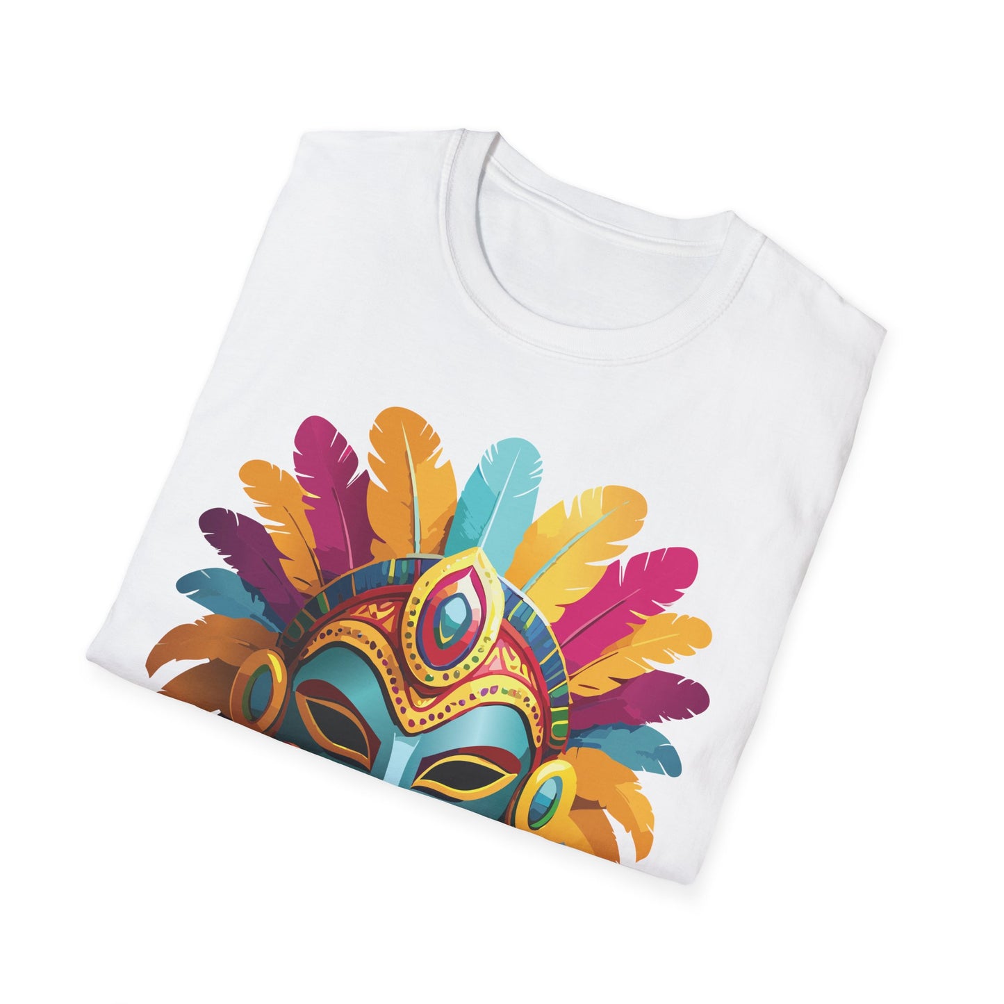 Mask Tee Shirt, Mask Shirt, Shirt with Mask, Masquerade Tees