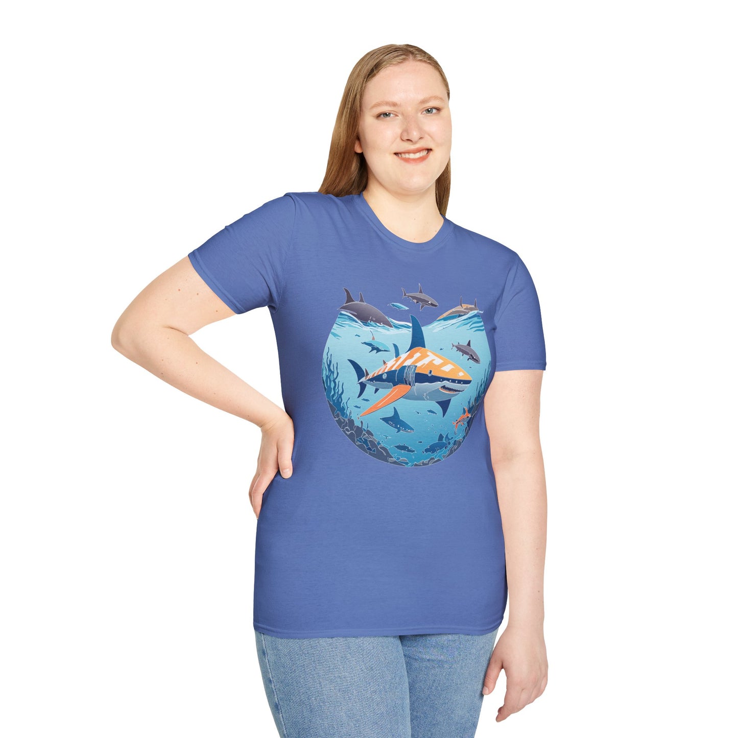 Ocean Tee Shirt, Ocean Shirt, Shirt with Ocean, U boat Tees, Shirt with U-Boat