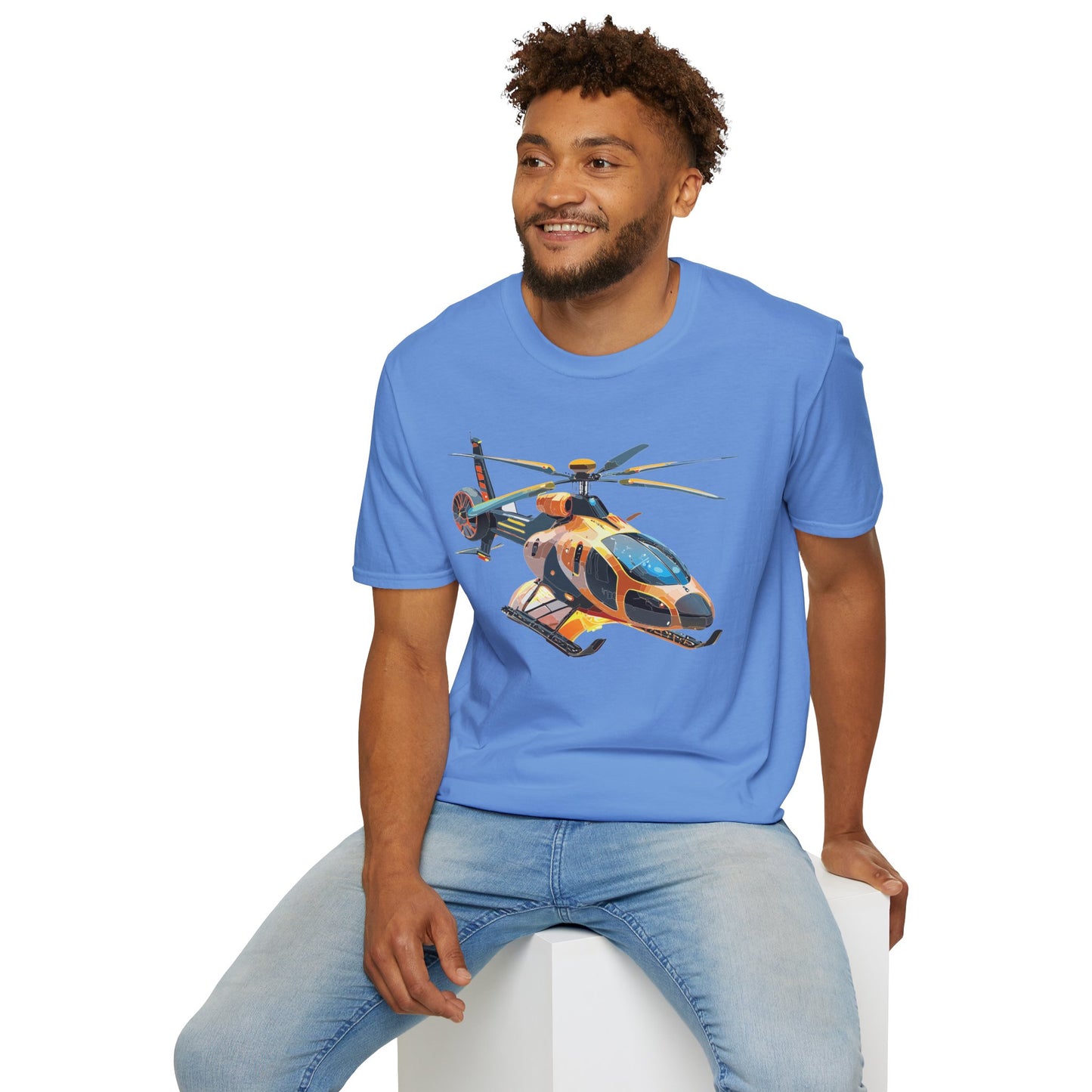 Chopper Shirt, Helicopter Shirt, Shirt with Helicopter, T Shirt with Chopper