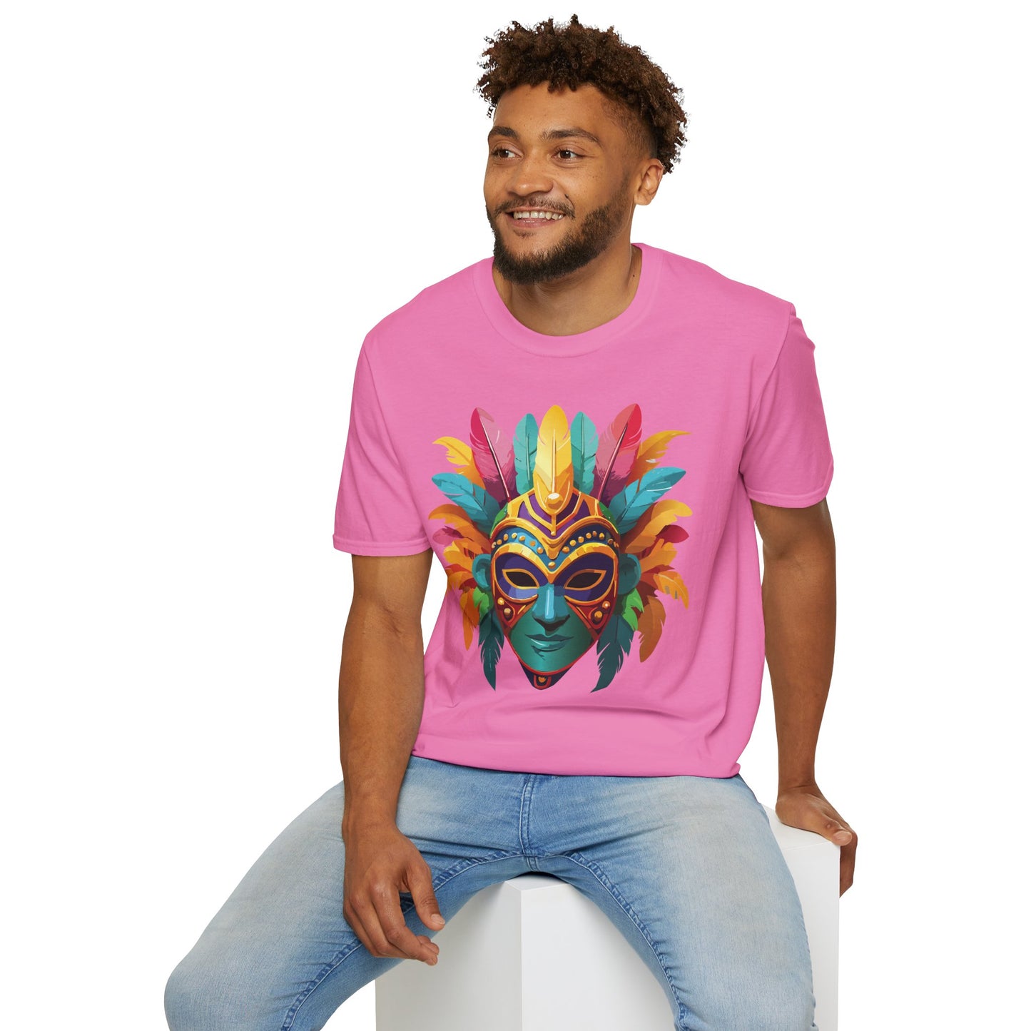 Mask Tee Shirt, Mask Shirt, Shirt with Mask, Masquerade Tees