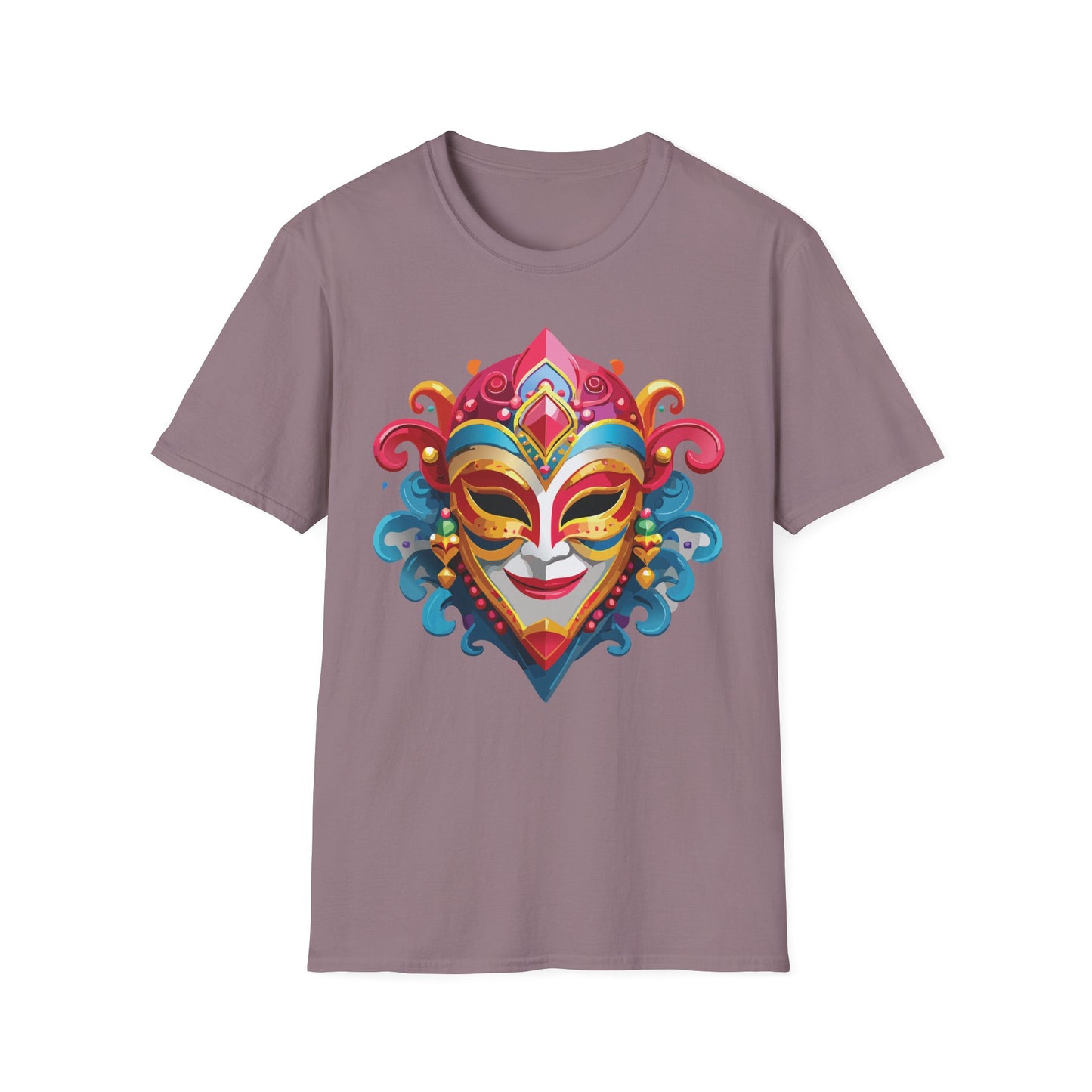 Mask Tee Shirt, Mask Shirt, Shirt with Mask, Masquerade Tees