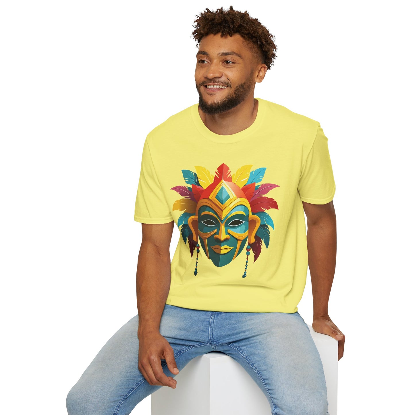 Mask Tee Shirt, Mask Shirt, Shirt with Mask, Masquerade Tees