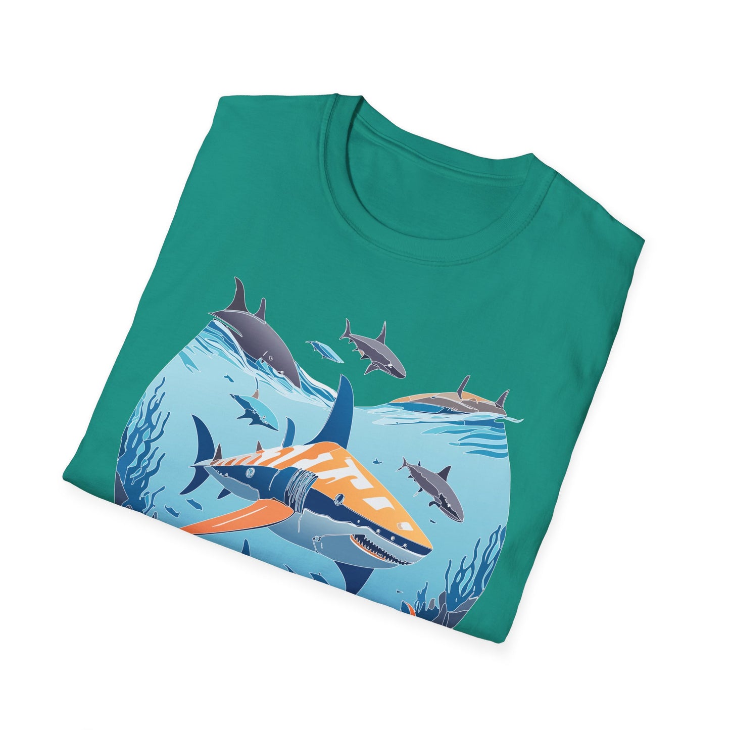 Ocean Tee Shirt, Ocean Shirt, Shirt with Ocean, U boat Tees, Shirt with U-Boat