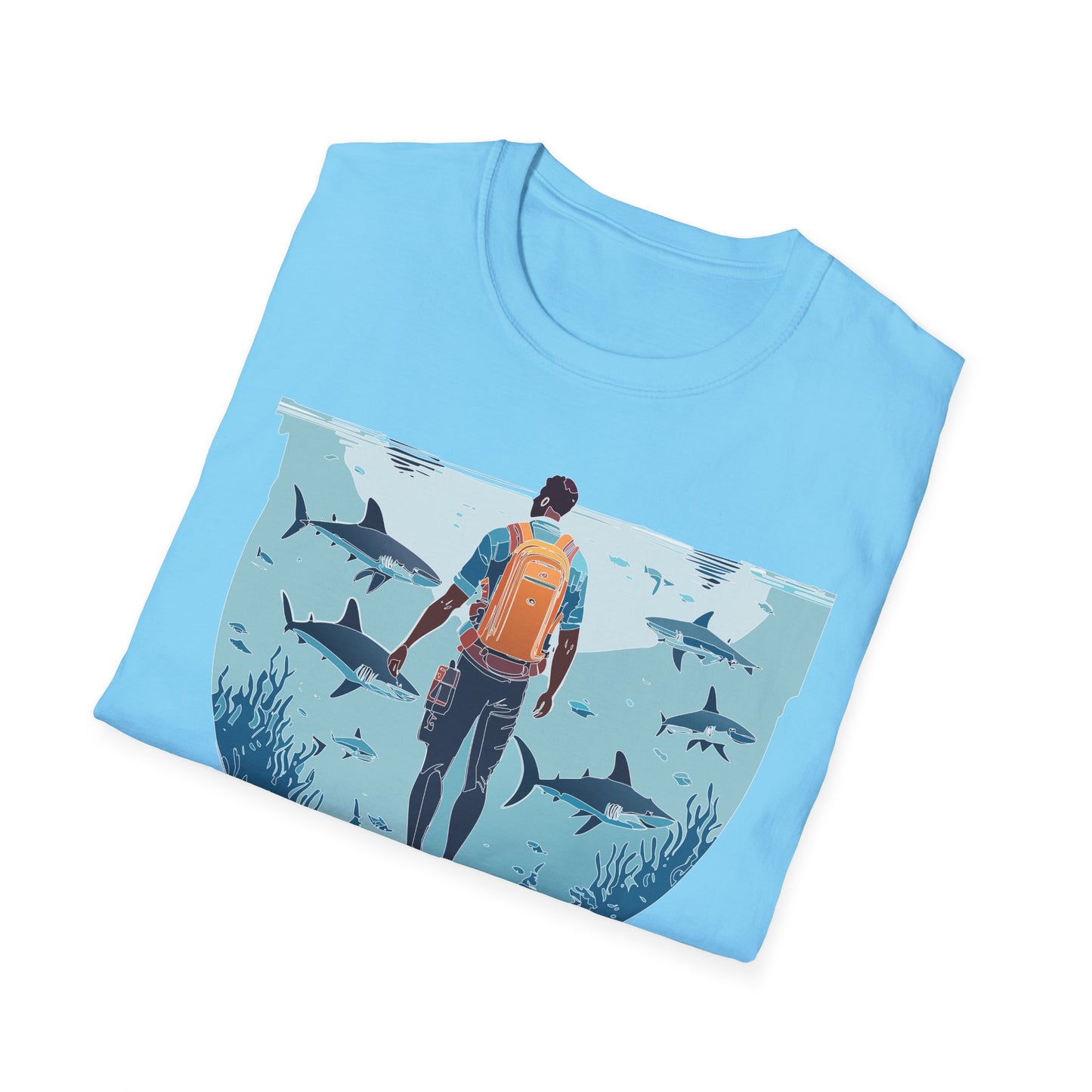 Ocean Tee Shirt, Ocean Shirt, Shirt with Ocean, U boat Tees, Shirt with U-Boat